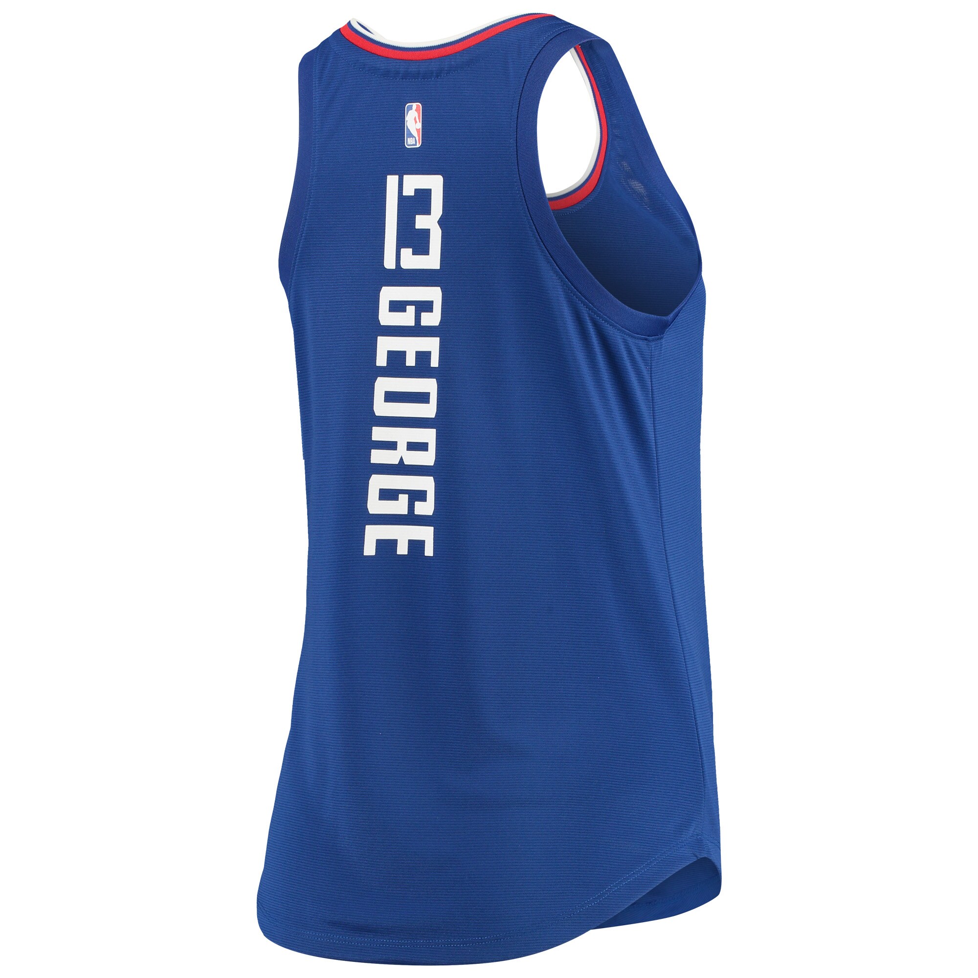 Paul George LA Clippers  Women's Fast Break Player Movement Jersey Tank Top - Royal