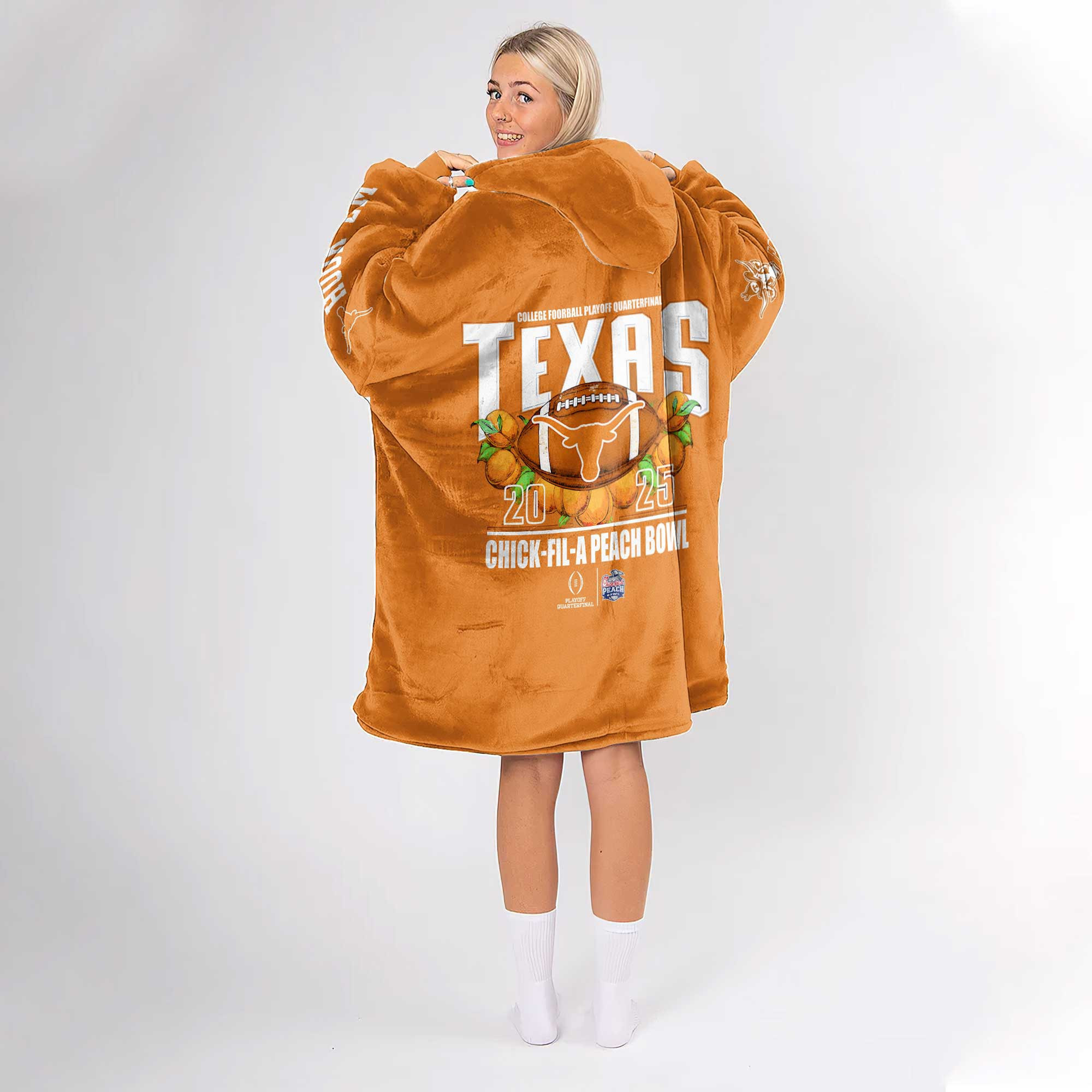 Adult Champions Texas Football Unisex Blanket Hoodie