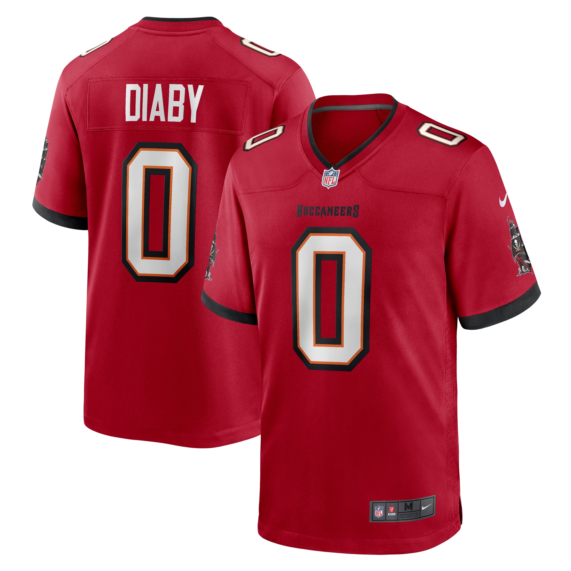 YaYa Diaby Tampa Bay Buccaneers  Game Jersey -  Red
