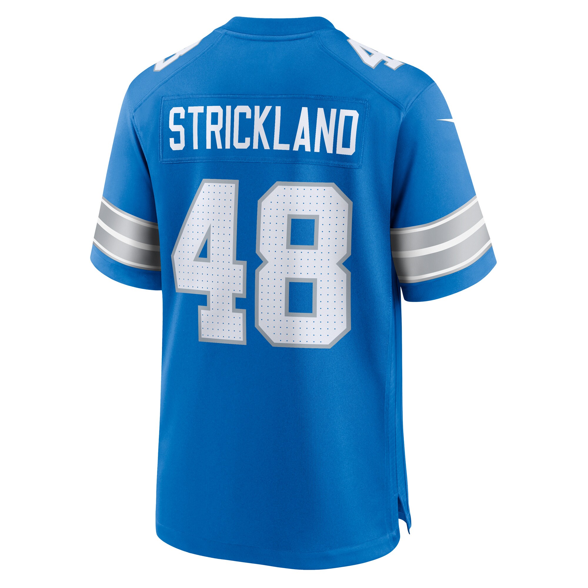 Loren Strickland Detroit Lions Game Jersey -  Blue