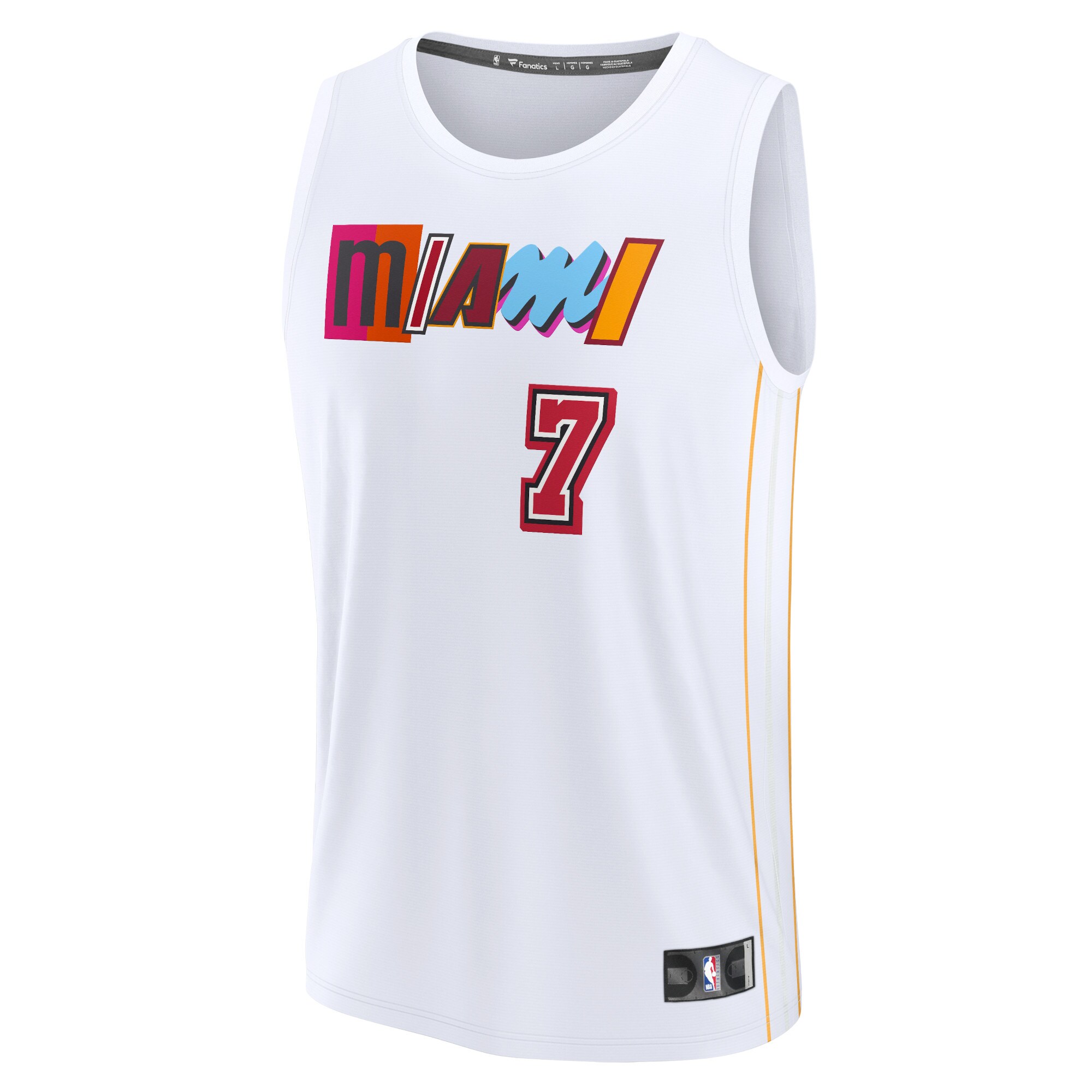 Kyle Lowry Miami Heat  2022/23 Fastbreak Jersey - City Edition - White