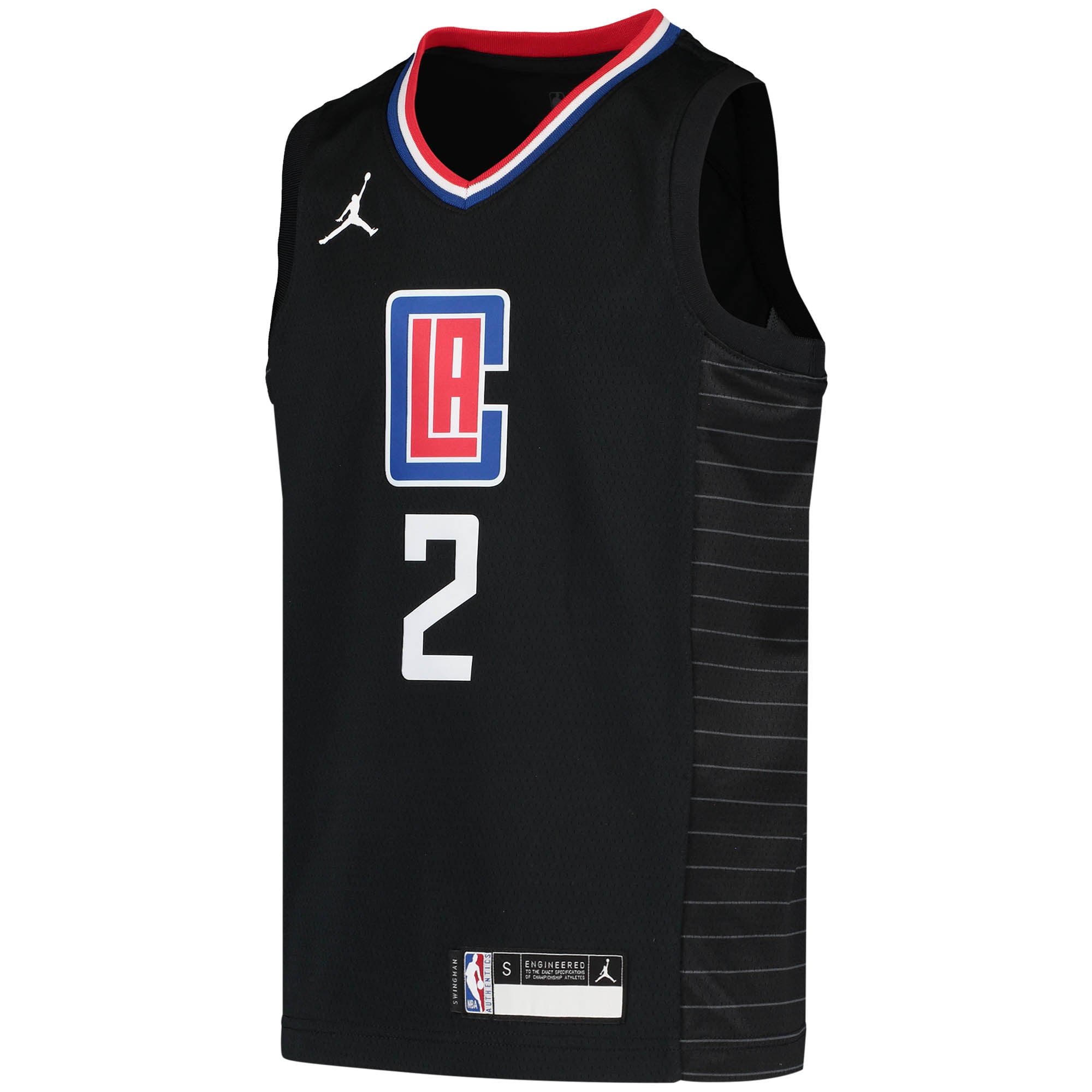 Kawhi Leonard LA Clippers  Youth 2020/21 Swingman Player Jersey - Black - Statement Edition