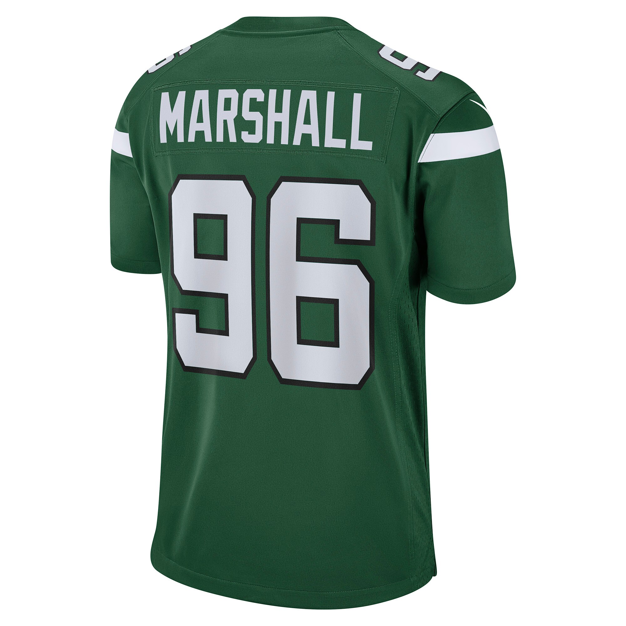Jonathan Marshall New York Jets  Game Jersey - Gotham Green