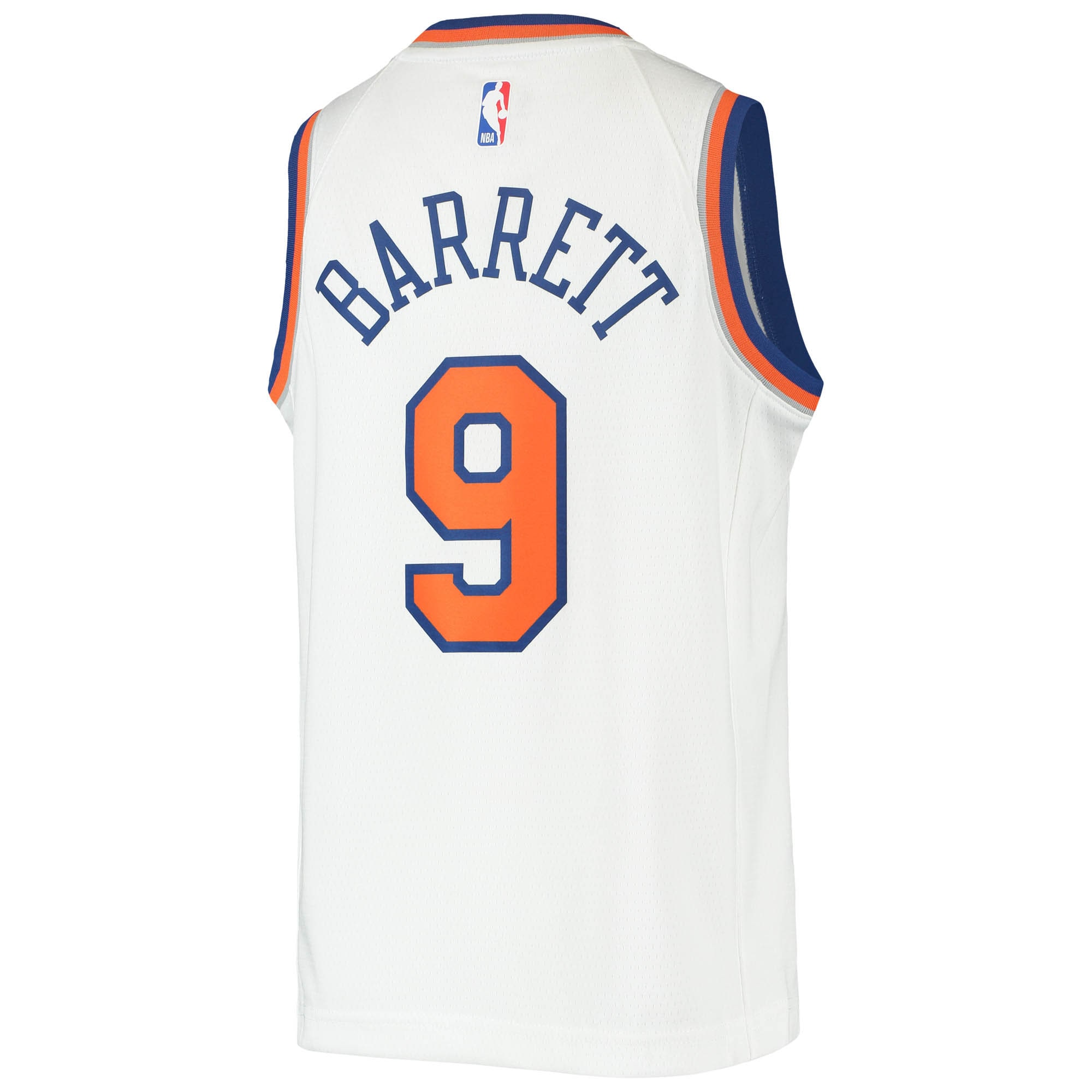 RJ Barrett New York Knicks Youth 2019/20 Swingman Jersey - Association Edition - White