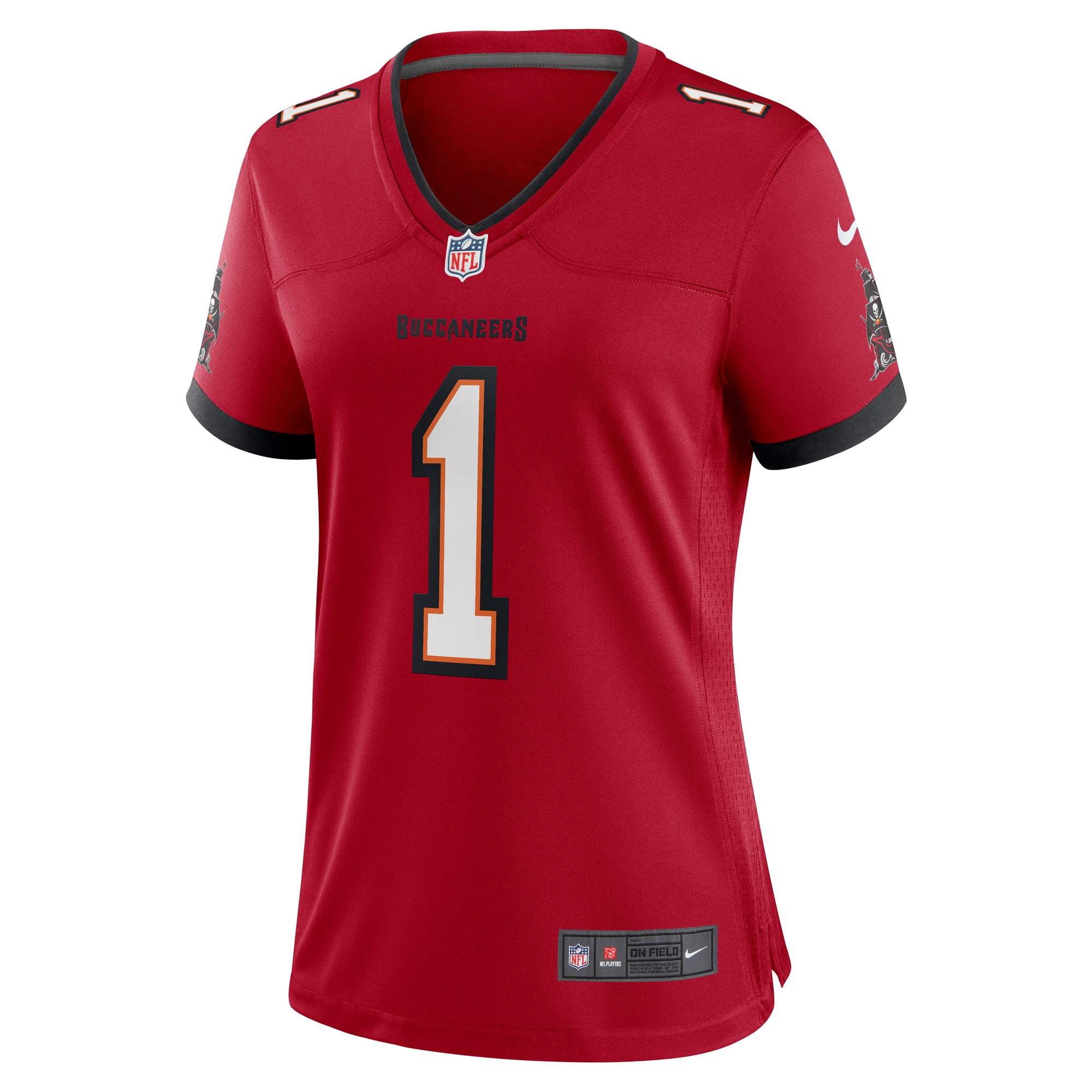 Number 1 Bride Tampa Bay Buccaneers Women's Game Jersey - Red