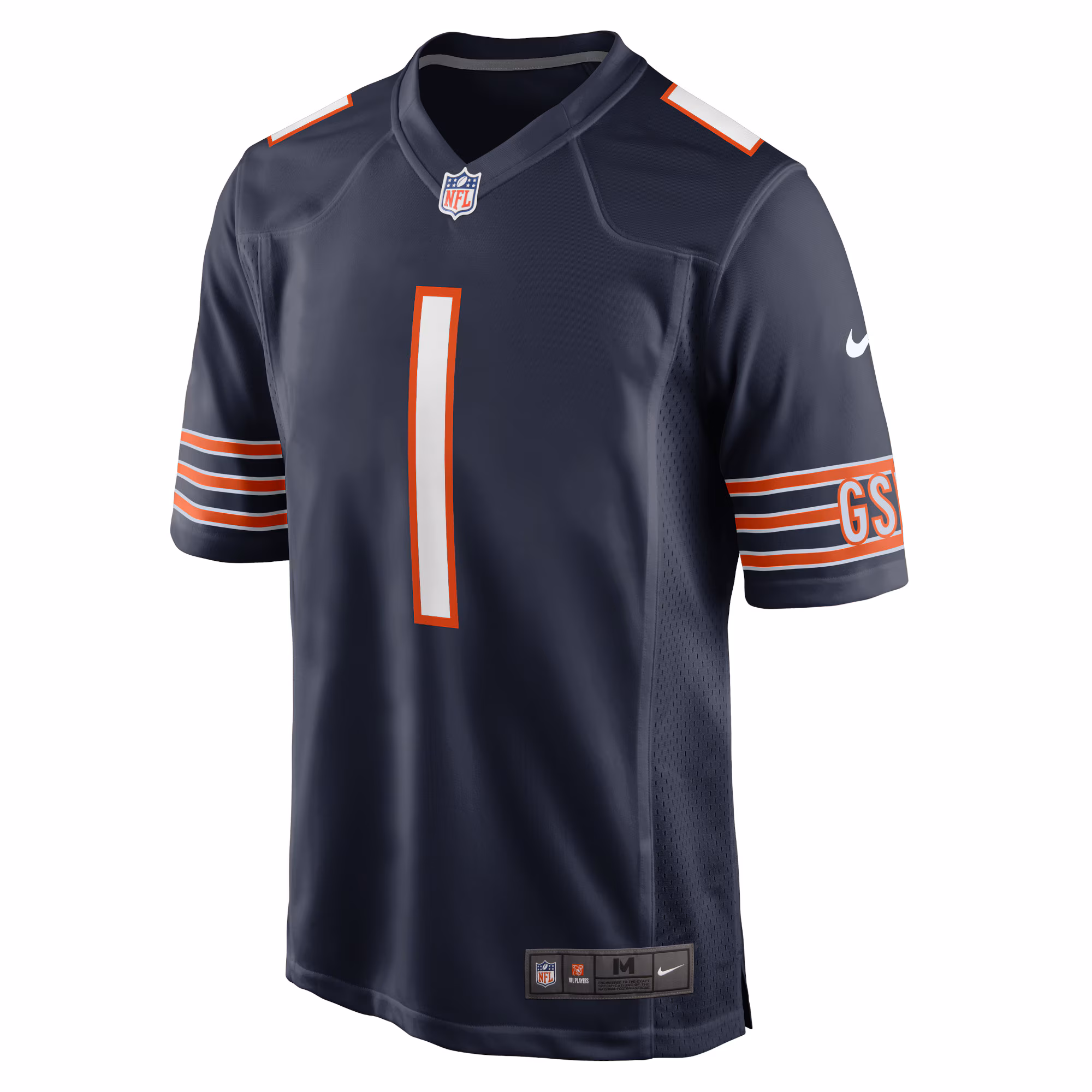 Justin Fields Chicago Bears Player Game Jersey - Navy