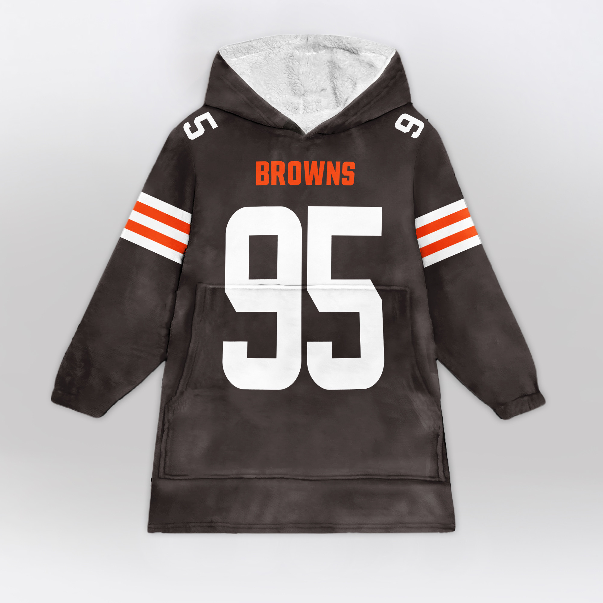 Adult M.G. 95 Cleveland Football Unisex Blanket Hoodie