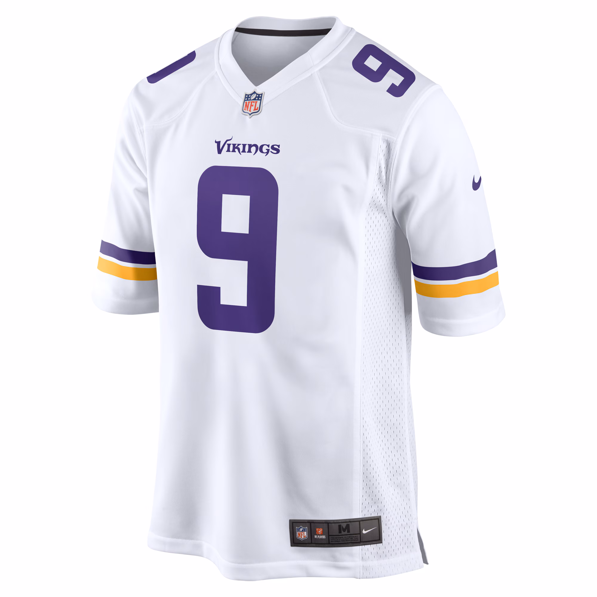 J.J. McCarthy Minnesota Vikings Game Jersey -  White