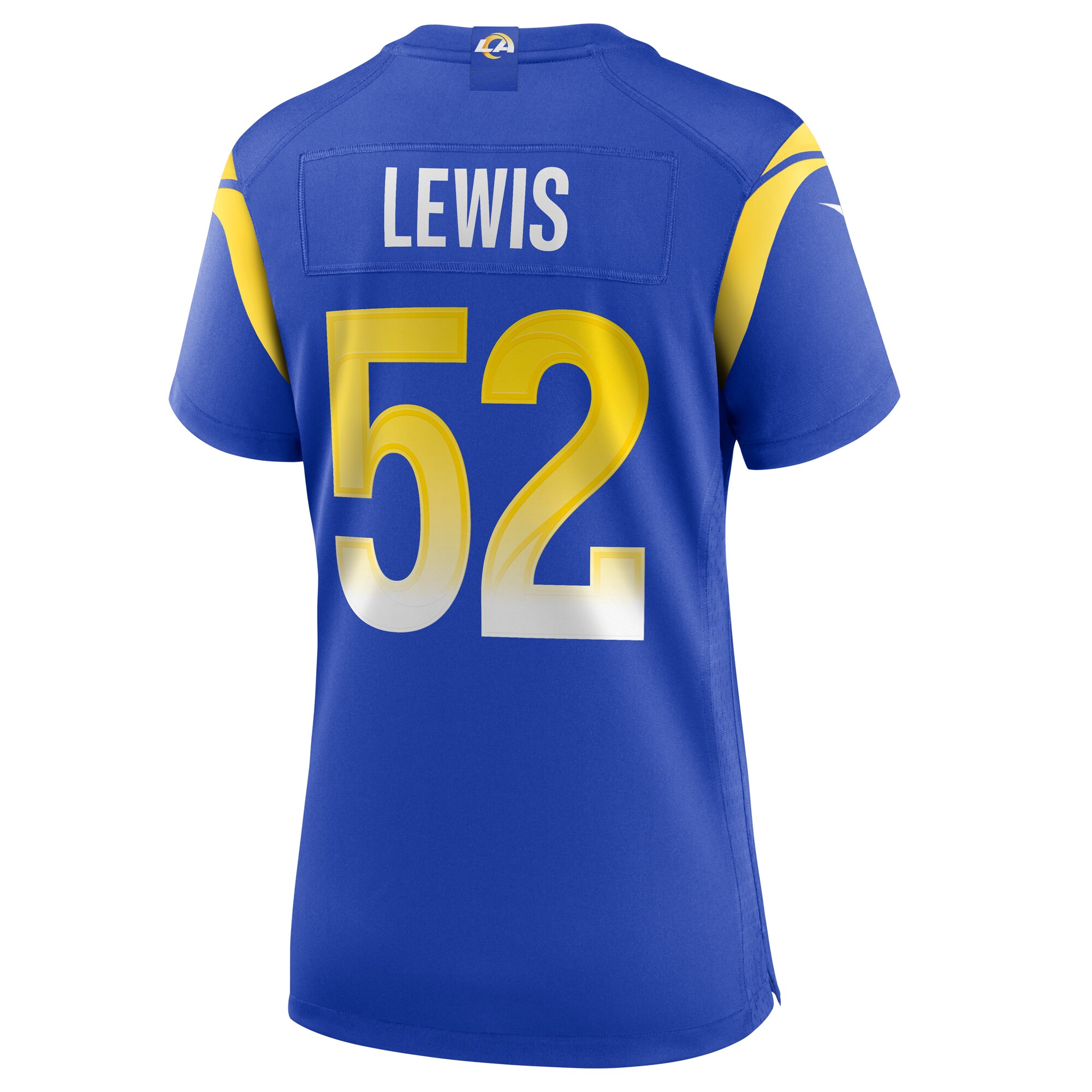 Terrell Lewis Los Angeles Rams  Women's Game Jersey - Royal