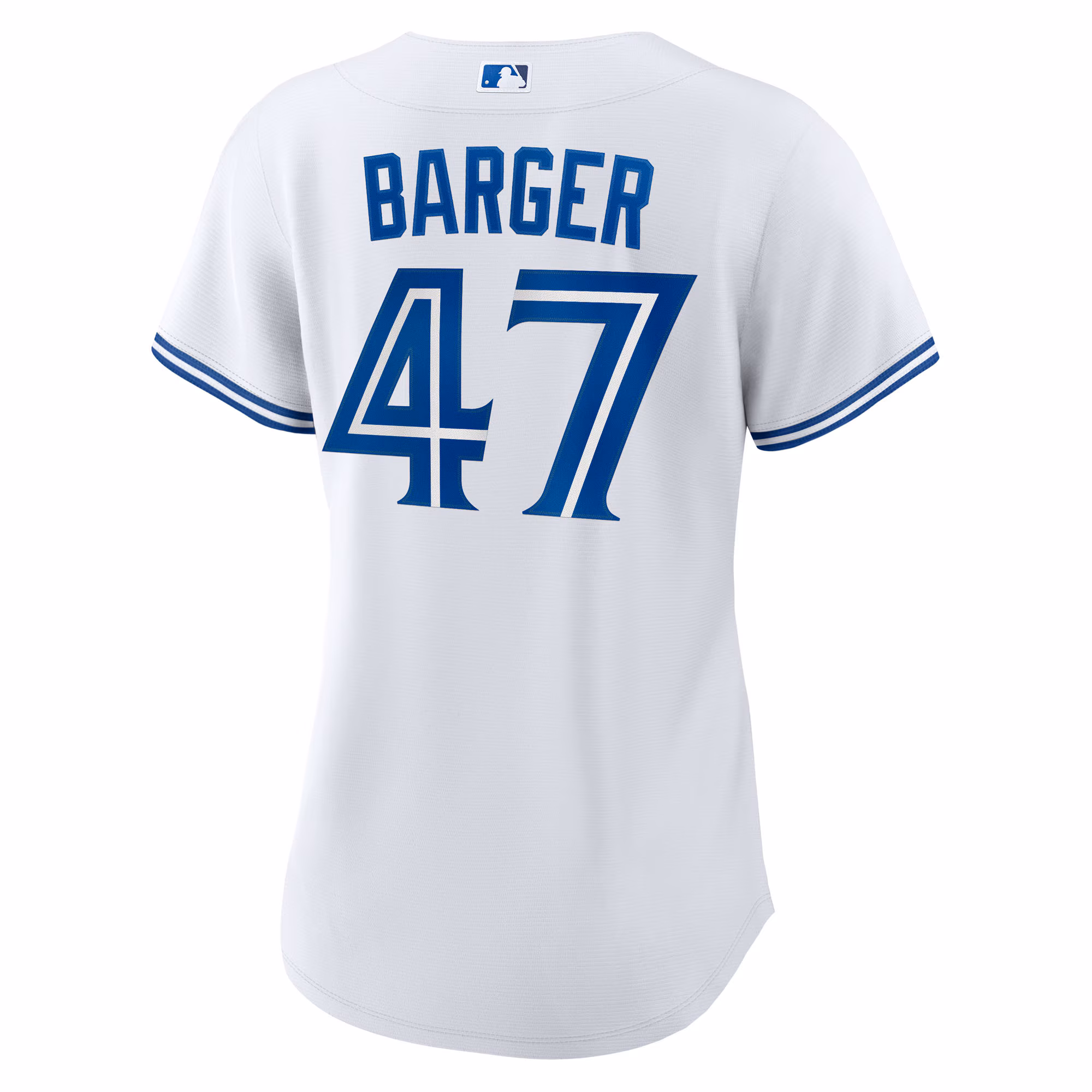 Addison Barger #47 Toronto Blue Jays Women's Home Replica Jersey - White