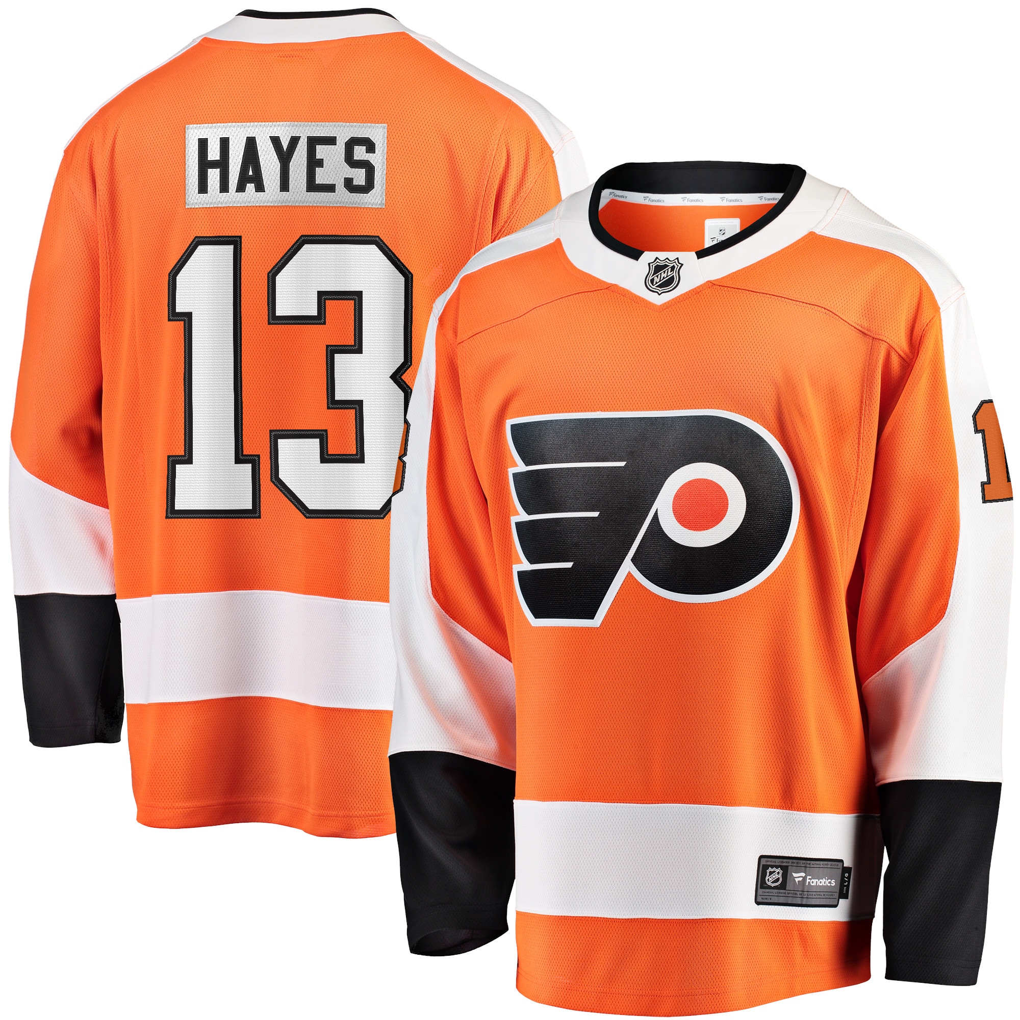 Kevin Hayes Philadelphia Flyers Home Premier Breakaway Player Jersey - Orange