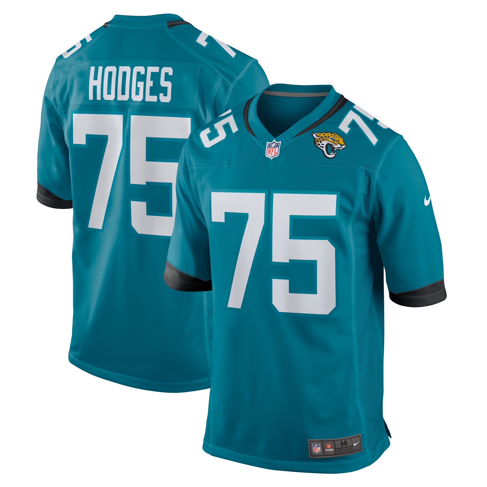 Cooper Hodges Jacksonville Jaguars  Game Jersey -  Teal