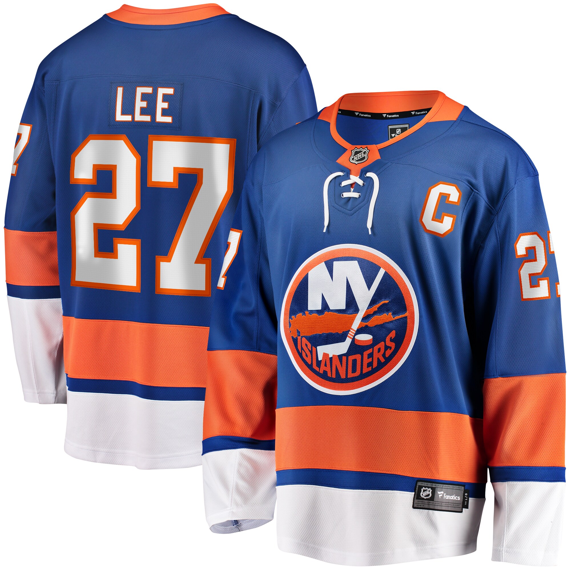 Anders Lee New York Islanders Home Captain Patch Breakaway Player Jersey - Royal