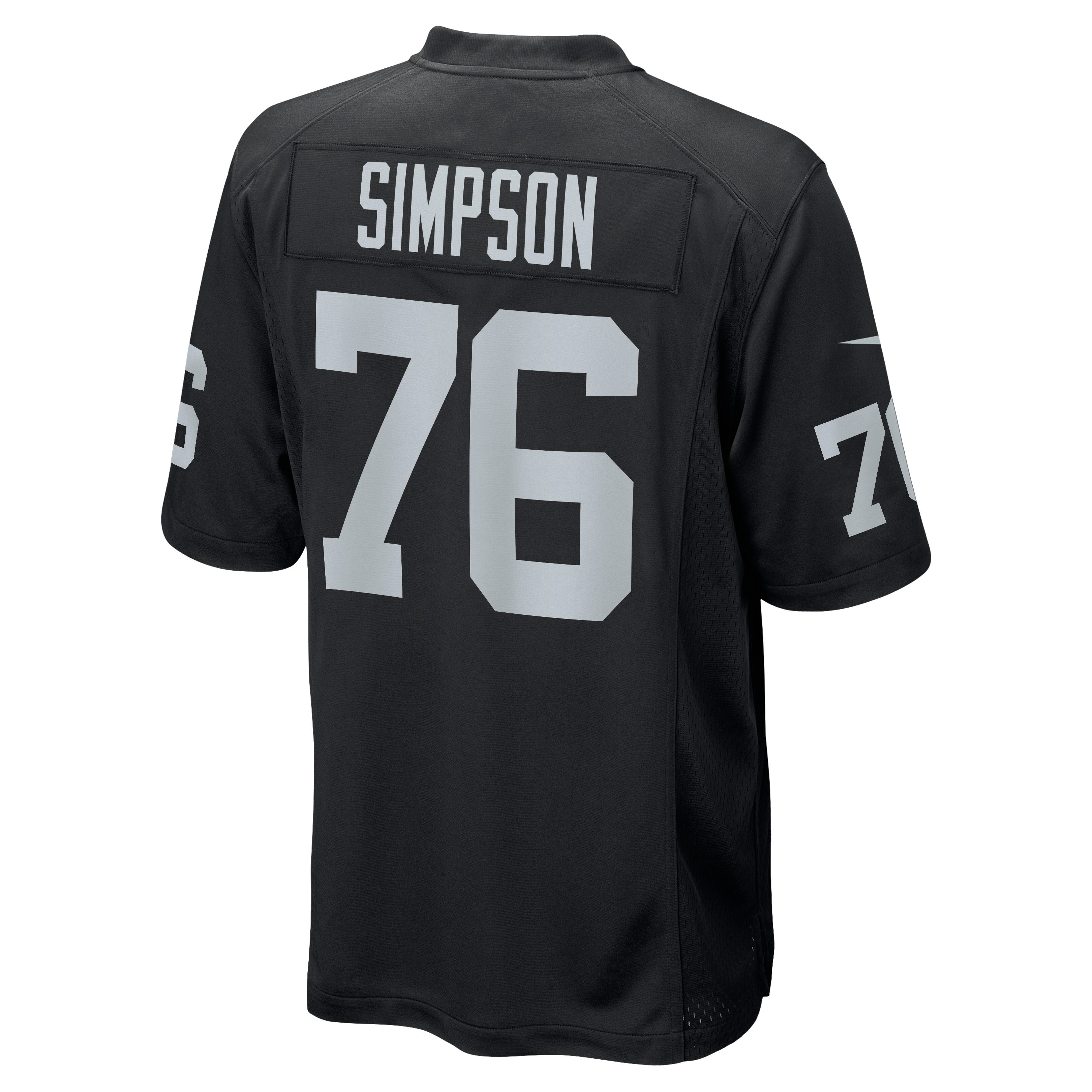 John Simpson Las Vegas Raiders  Game Jersey - Black