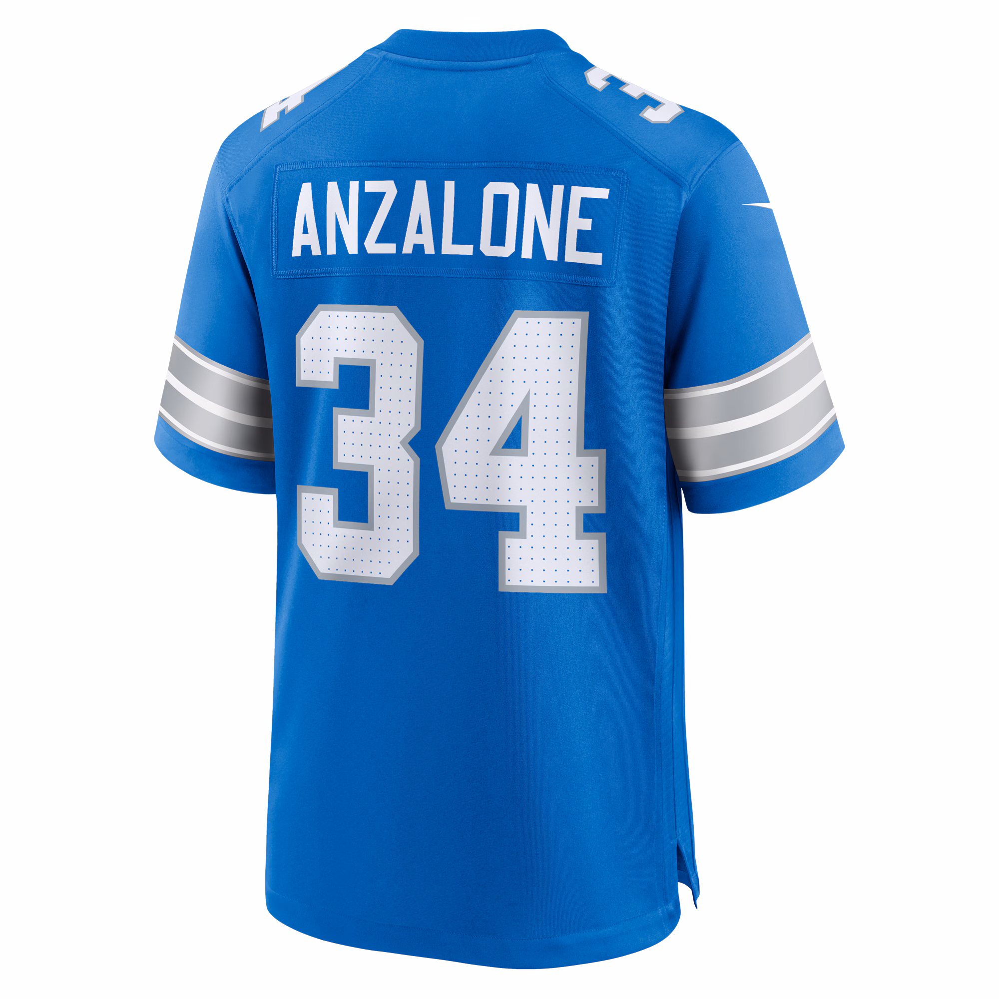 Alex Anzalone Detroit Lions 2nd Alternate Game Jersey - Black