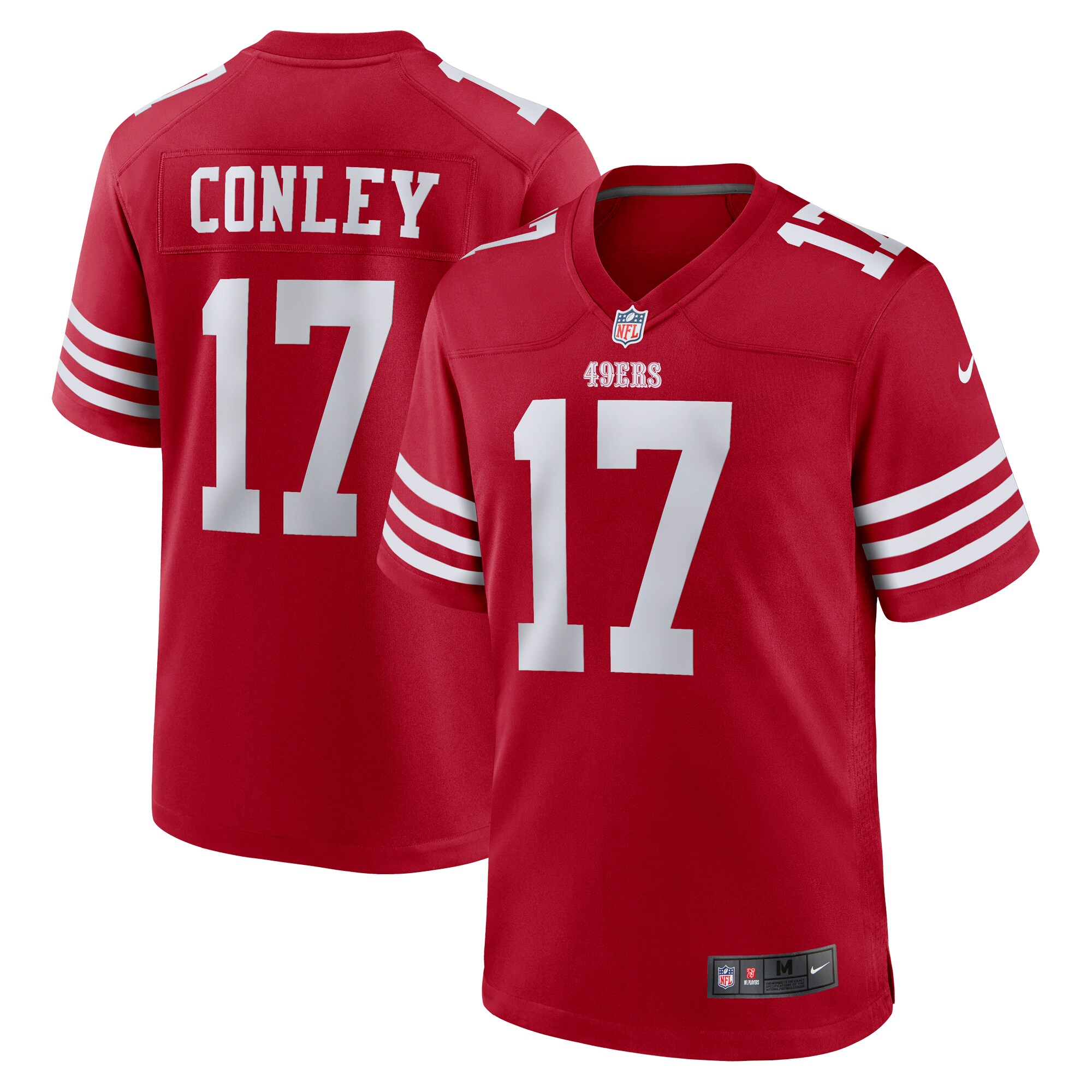 Chris Conley San Francisco 49ers  Men's Game Jersey - Scarlet