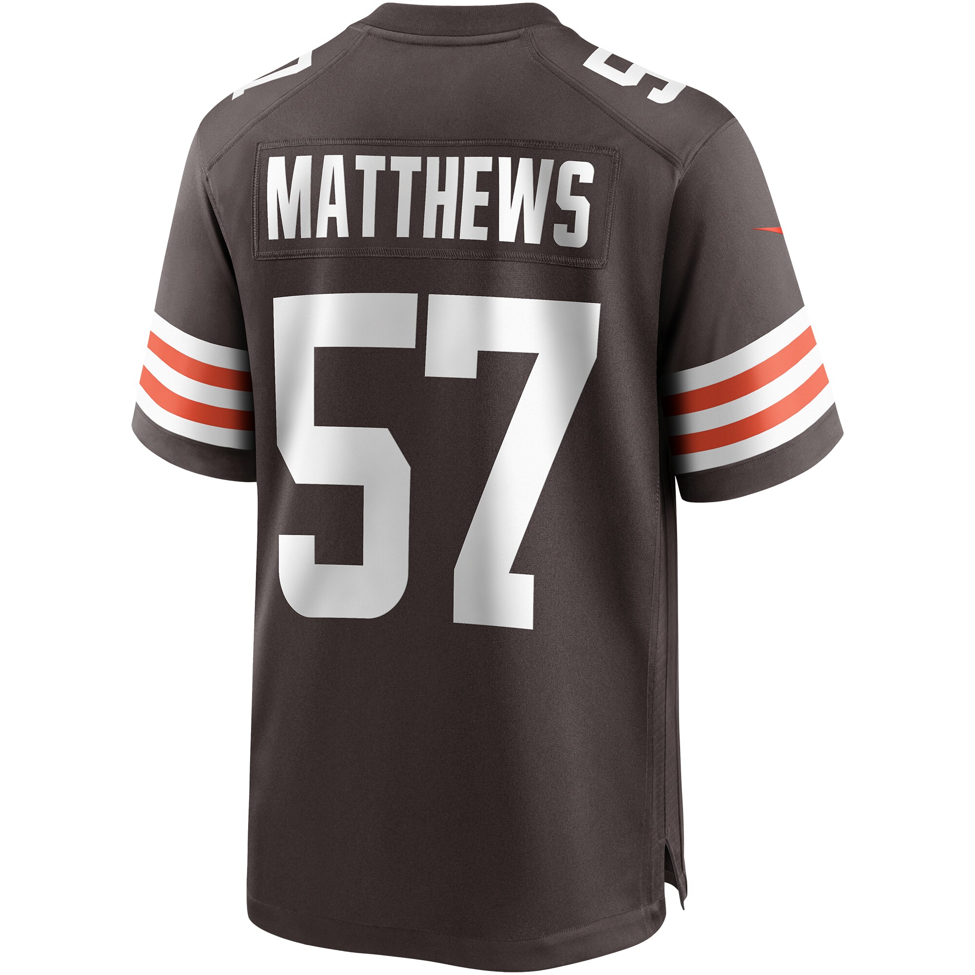 Clay Matthews Cleveland Browns Game Retired Player Jersey - Brown