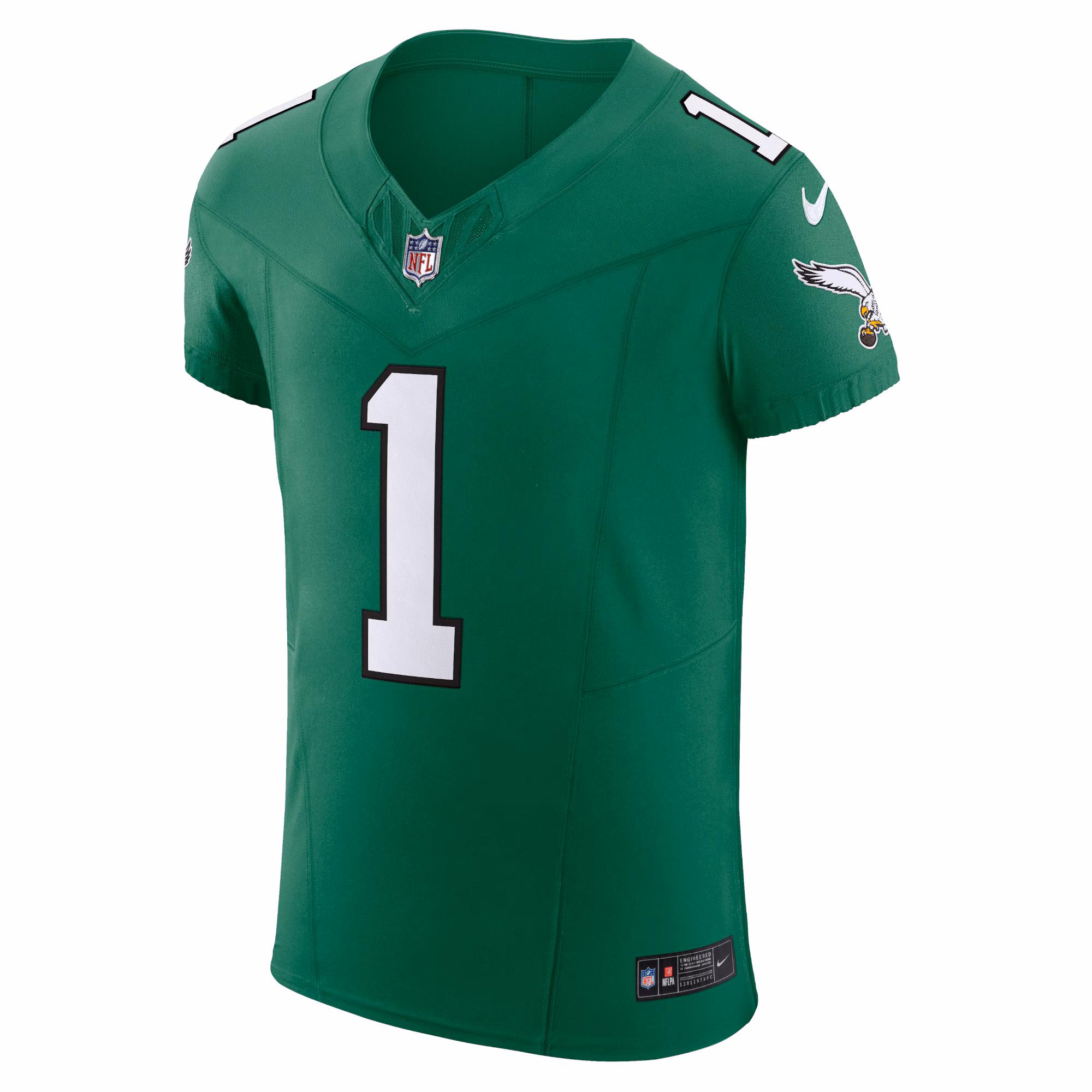 Jalen Hurts Philadelphia Eagles #1  Alternate Vapor F.U.S.E. Elite Jersey - Black
