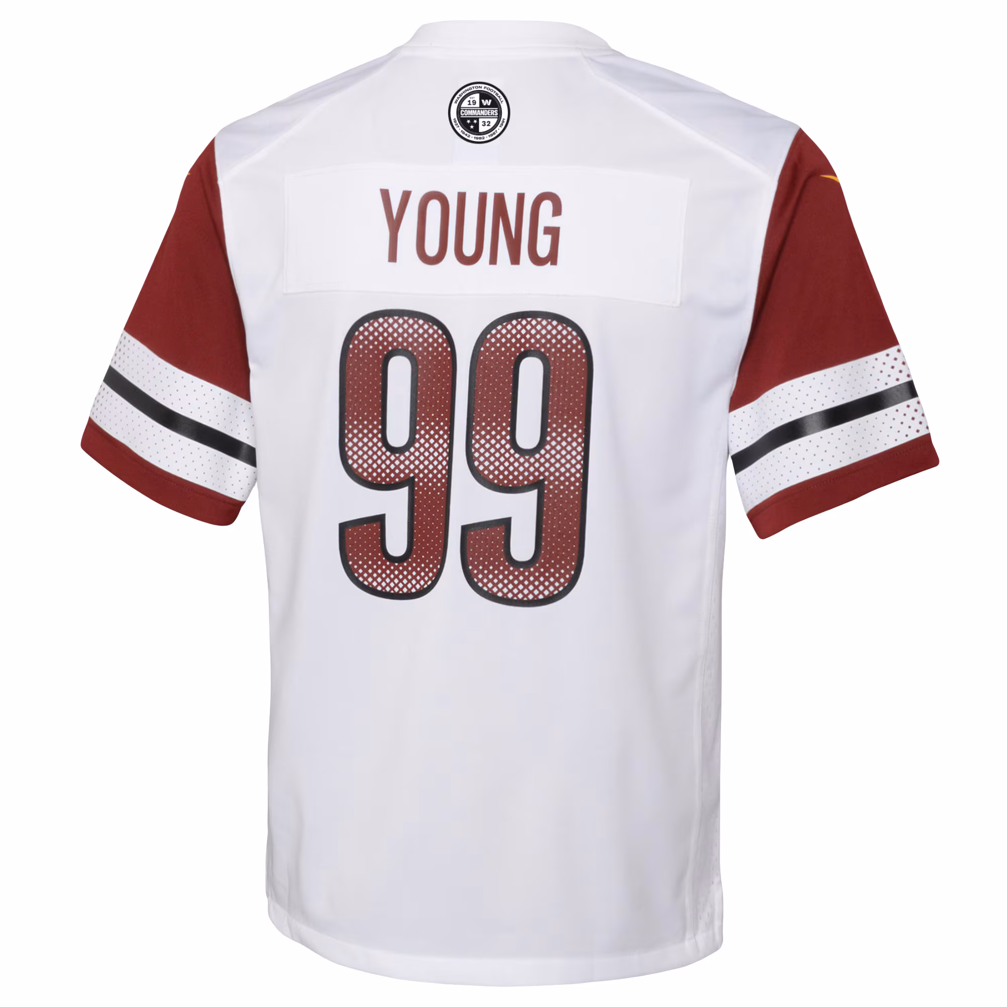 Chase Young Washington Commanders Youth Game Jersey - Black