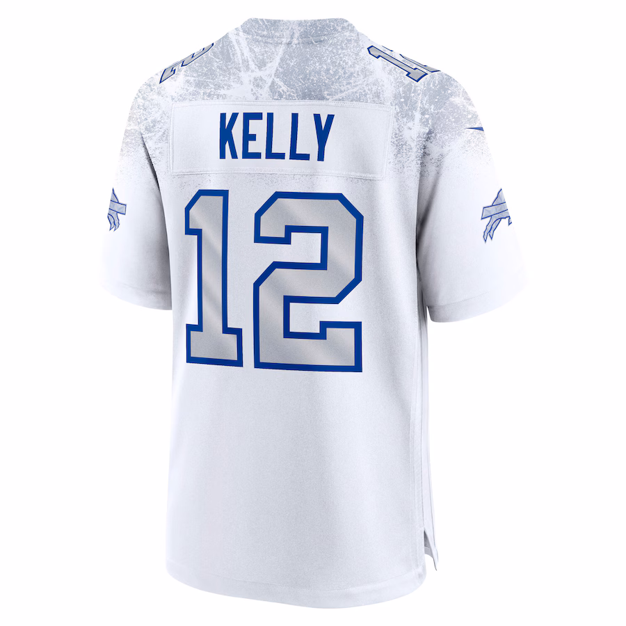 Jim Kelly #12 Buffalo Bills 2025 Rivalries Collection Retired Player Game Jersey - White