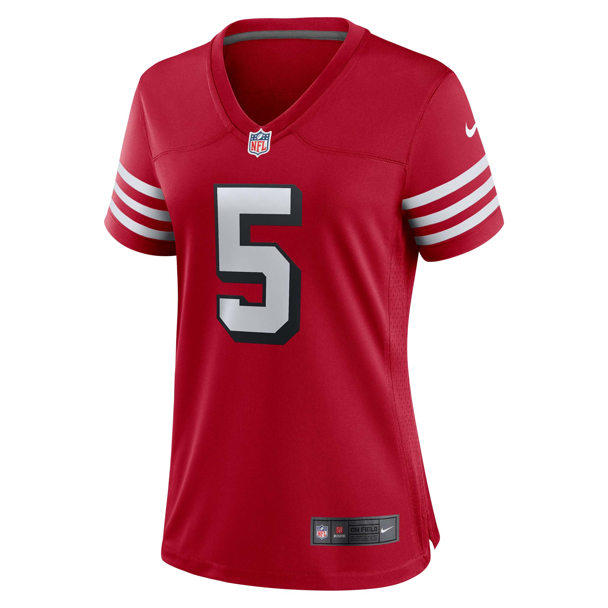 Trey Lance San Francisco 49ers  Women's Alternate Game Player Jersey - Scarlet