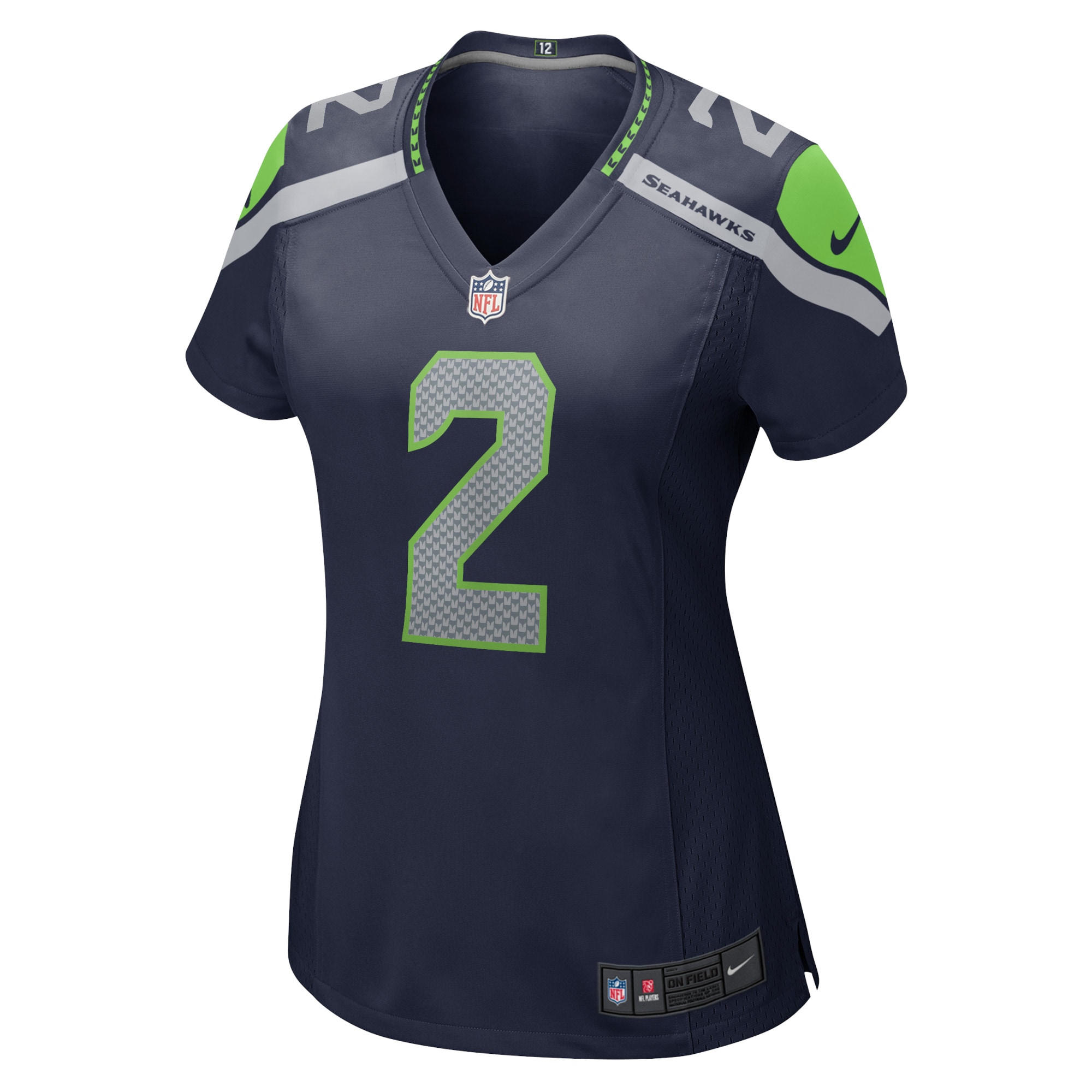 Drew Lock Seattle Seahawks  Women's Game Jersey - College Navy