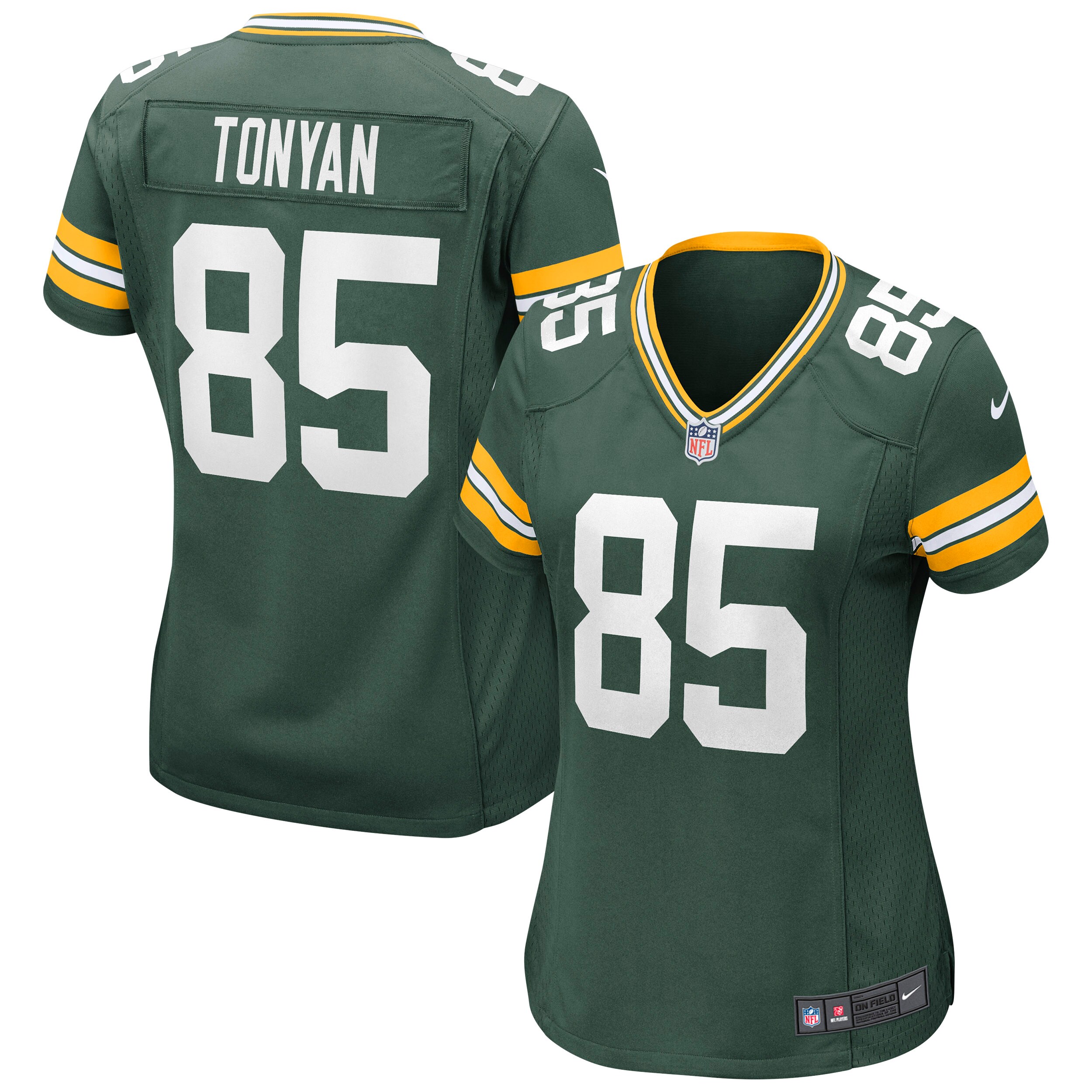 Robert Tonyan Green Bay Packers  Women's Game Jersey - Green