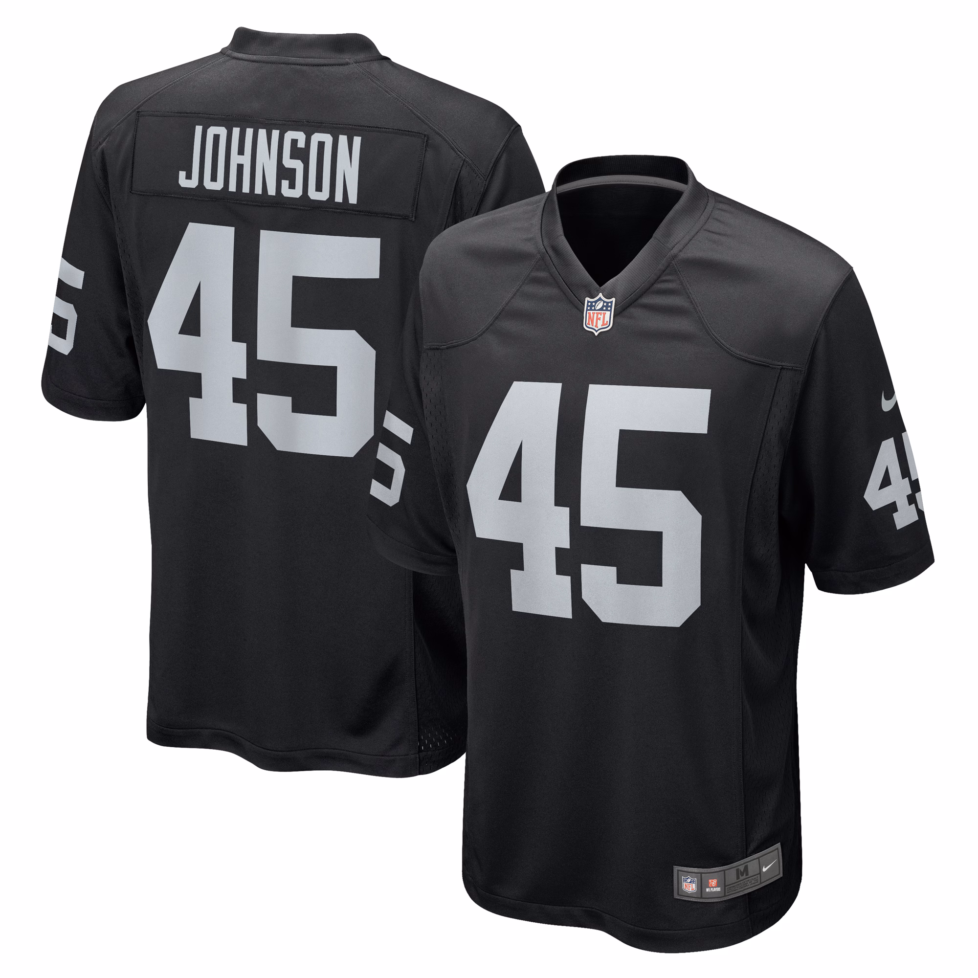Jaquan Johnson Las Vegas Raiders Game Player Jersey - Black