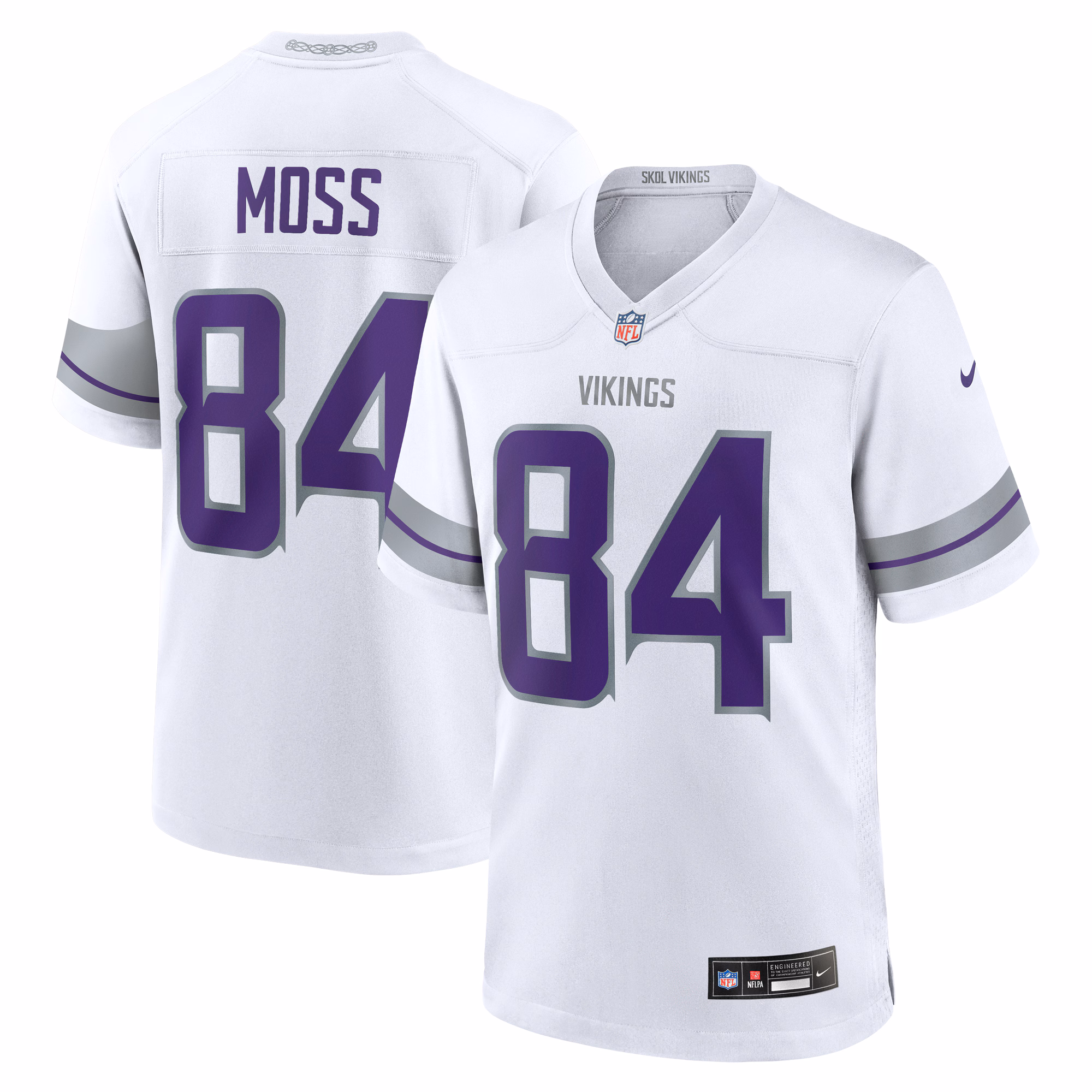 Randy Moss Minnesota Vikings Classic Retired Player Game Jersey - Purple