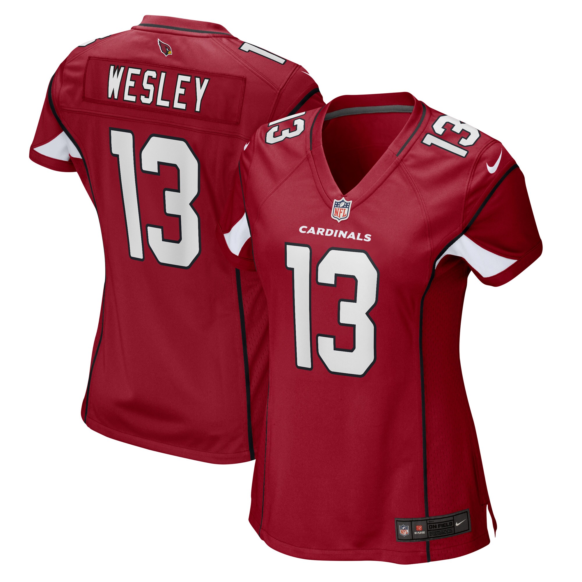 Antoine Wesley Arizona Cardinals  Women's Game Player Jersey - Cardinal