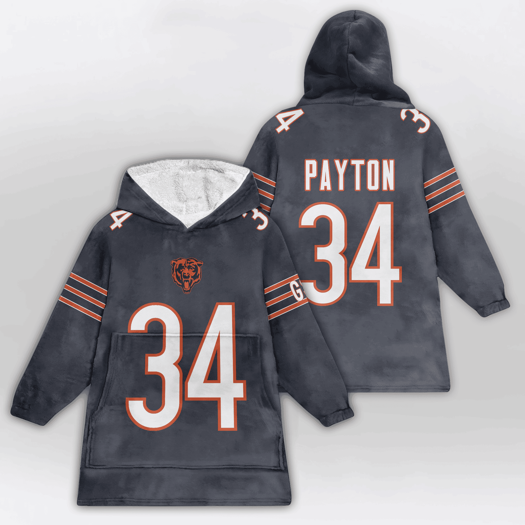 Kid 34 Chicago Football Unisex Blanket Hoodie