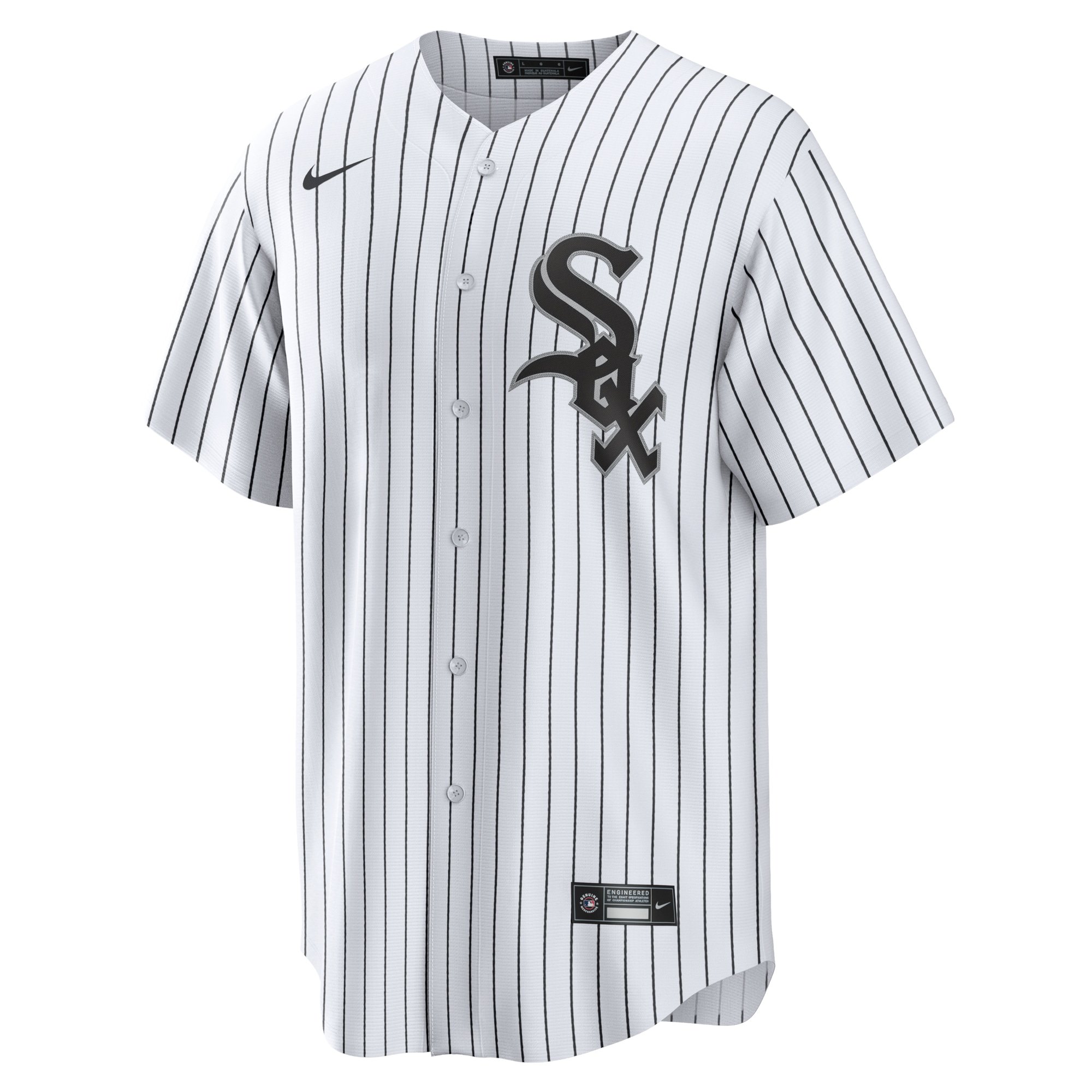 Men's Chicago White Sox Luis Robert  White Replica Player Name Jersey