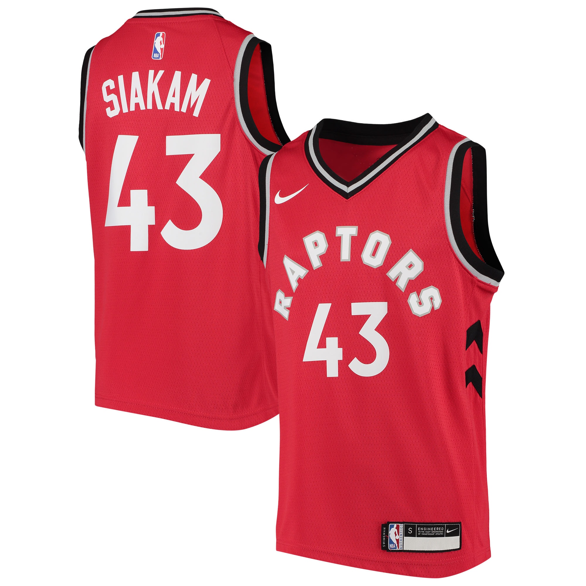 Pascal Siakam Toronto Raptors Youth Swingman Jersey - Icon Edition - Red