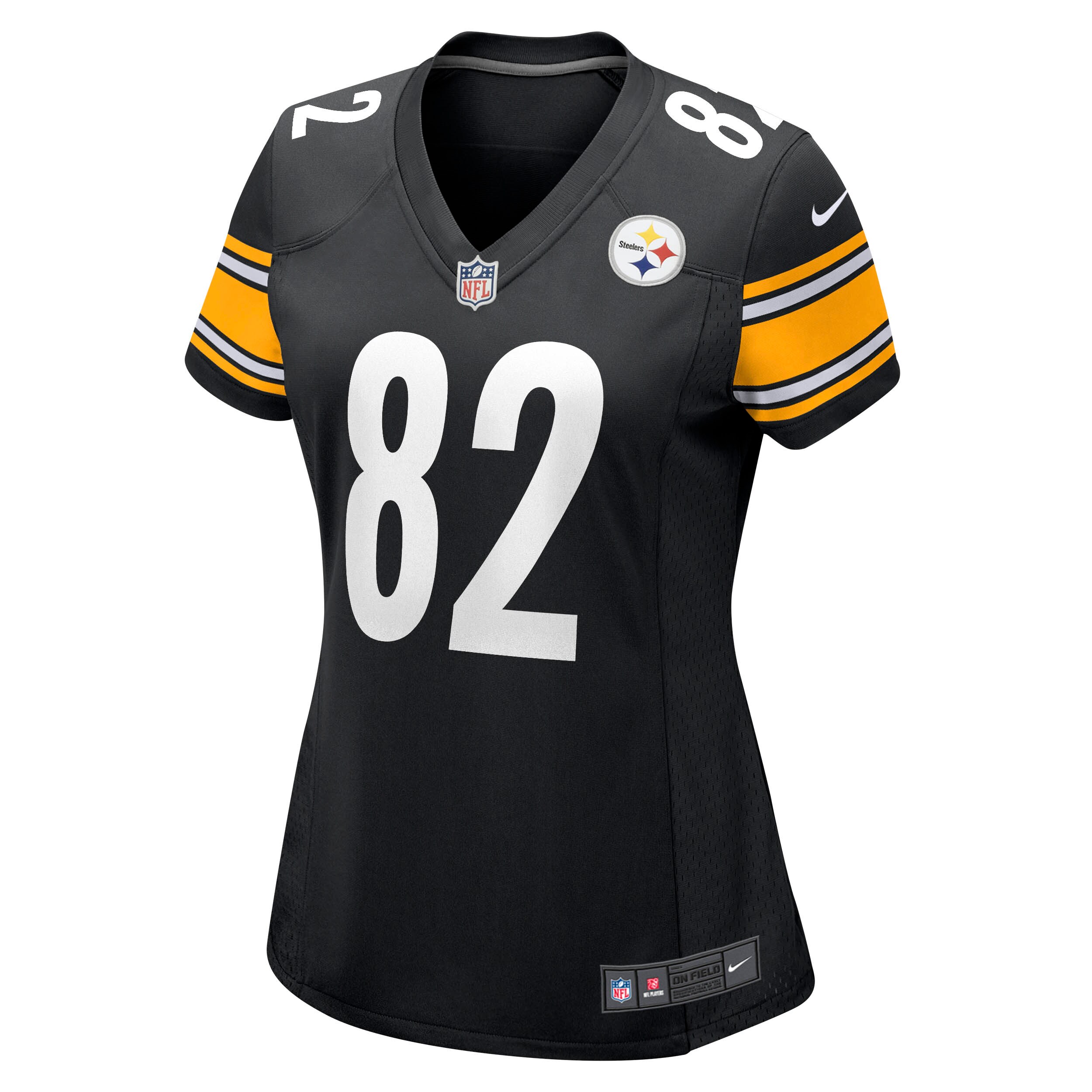 John Stallworth Pittsburgh Steelers Women's Retired Player Jersey - Black