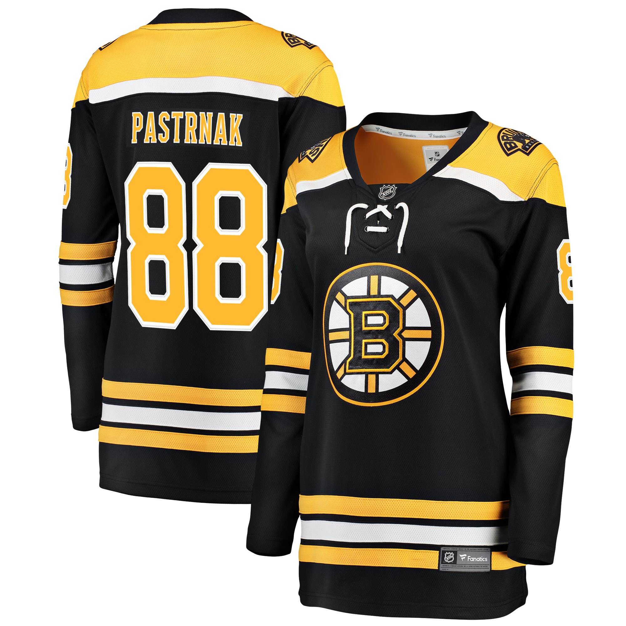 David Pastrnak Boston Bruins Women's Breakaway Player Jersey - Black