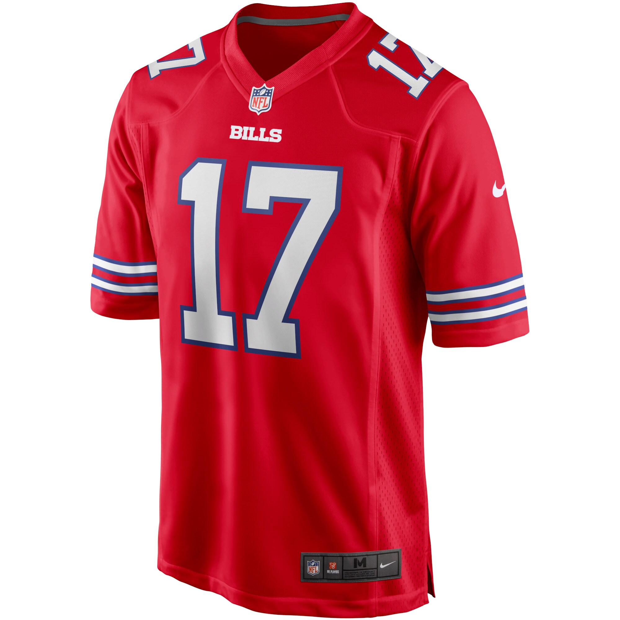 Josh Allen Buffalo Bills  Alternate Game Player Jersey - Red