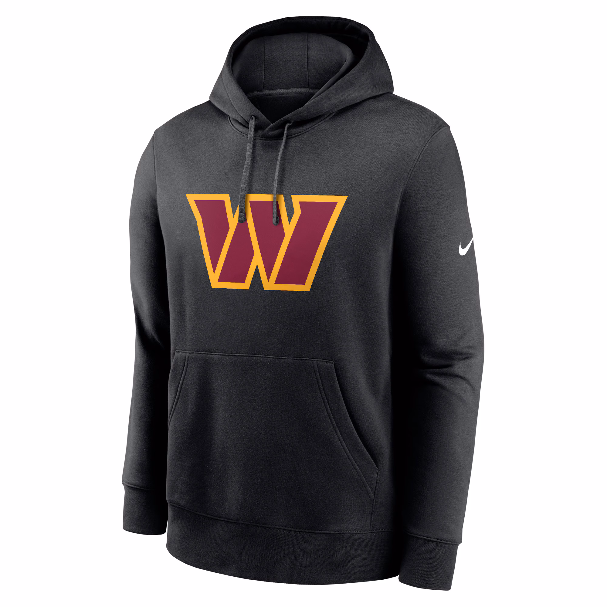 Washington Commanders Club Logo Pullover Hoodie - Black