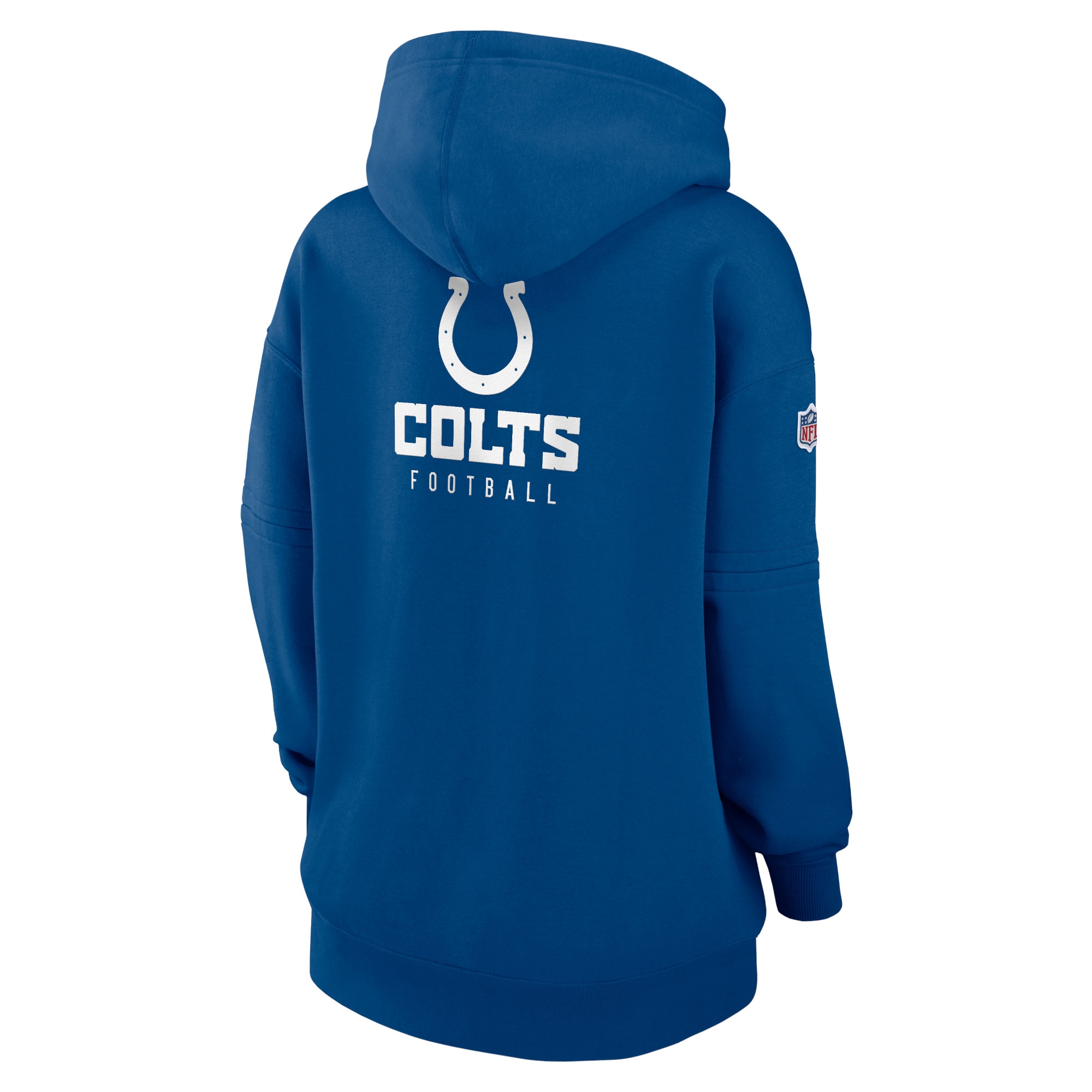 Indianapolis Colts  Women's 2023 Sideline Club Fleece Pullover Hoodie - Royal