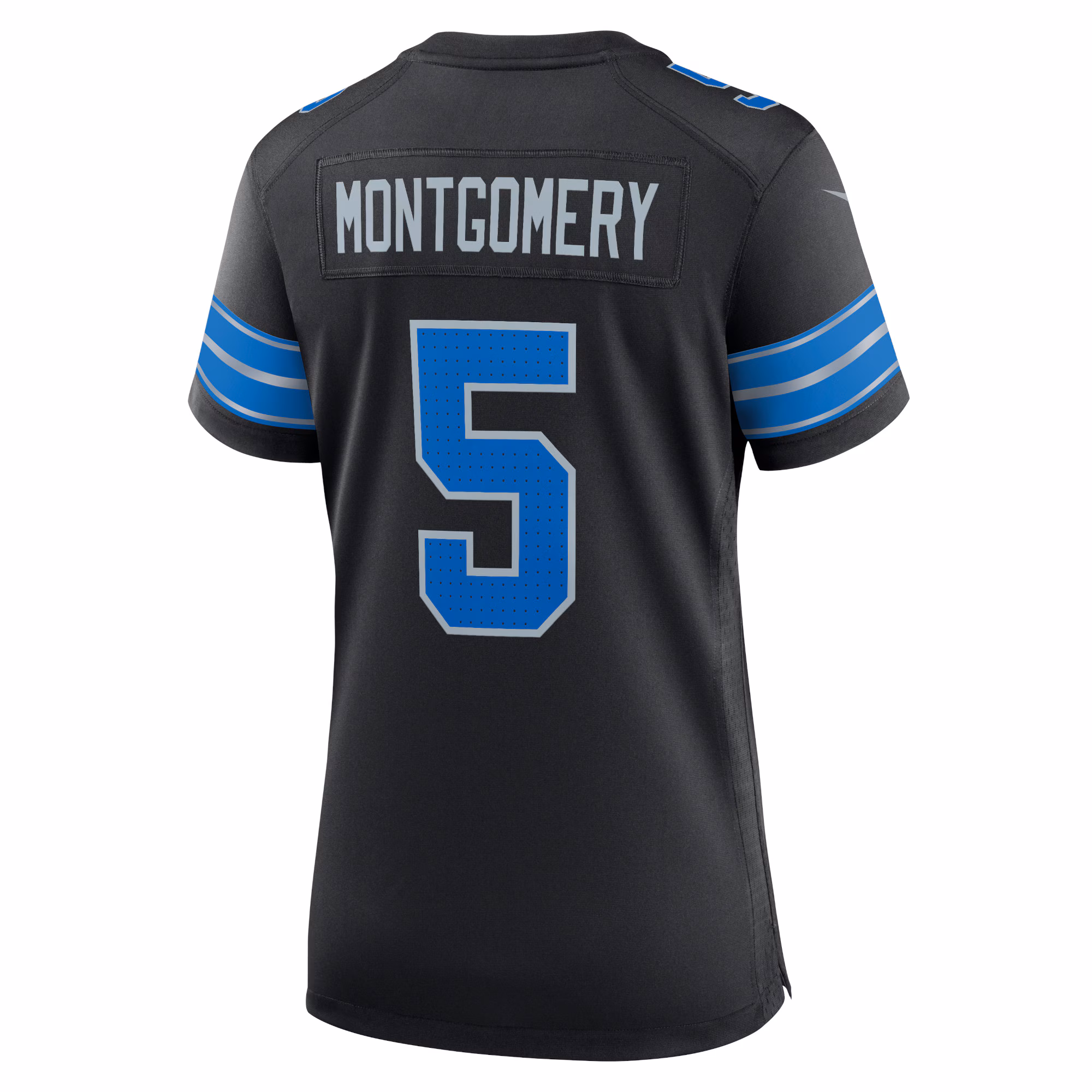 David Montgomery Detroit Lions Women's 2nd Alternate Game Jersey - Black