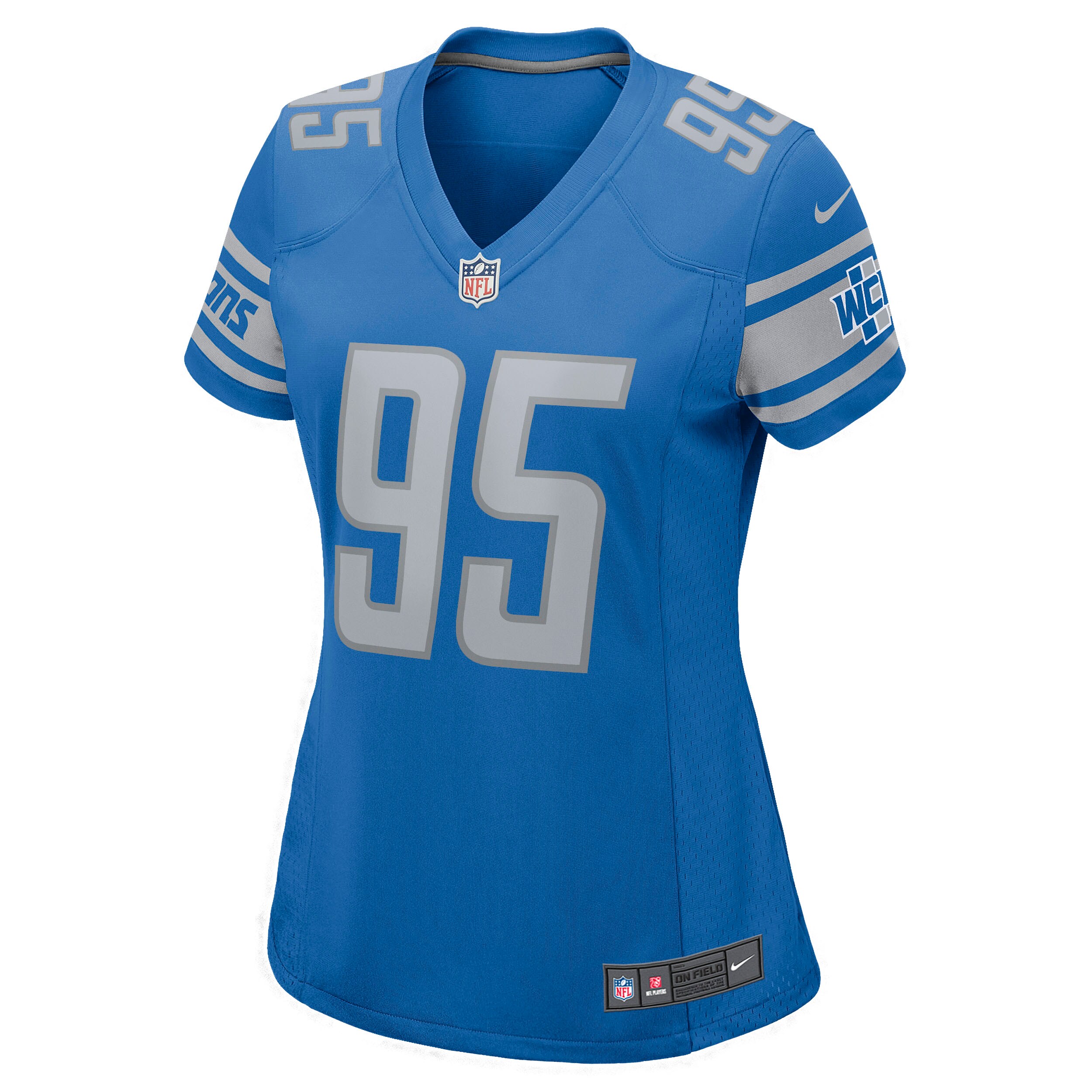 Romeo Okwara Detroit Lions  Women's Game Jersey - Blue