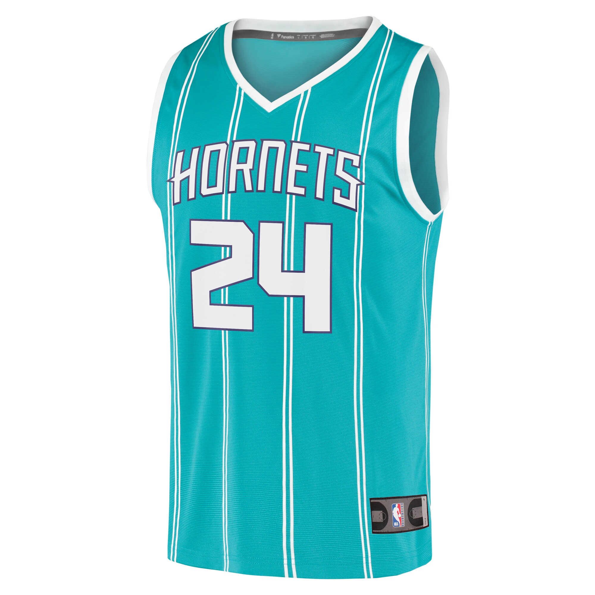 Brandon Miller Charlotte Hornets  2023 NBA Draft First Round Pick Fast Break Replica Jersey - Icon Edition - Teal