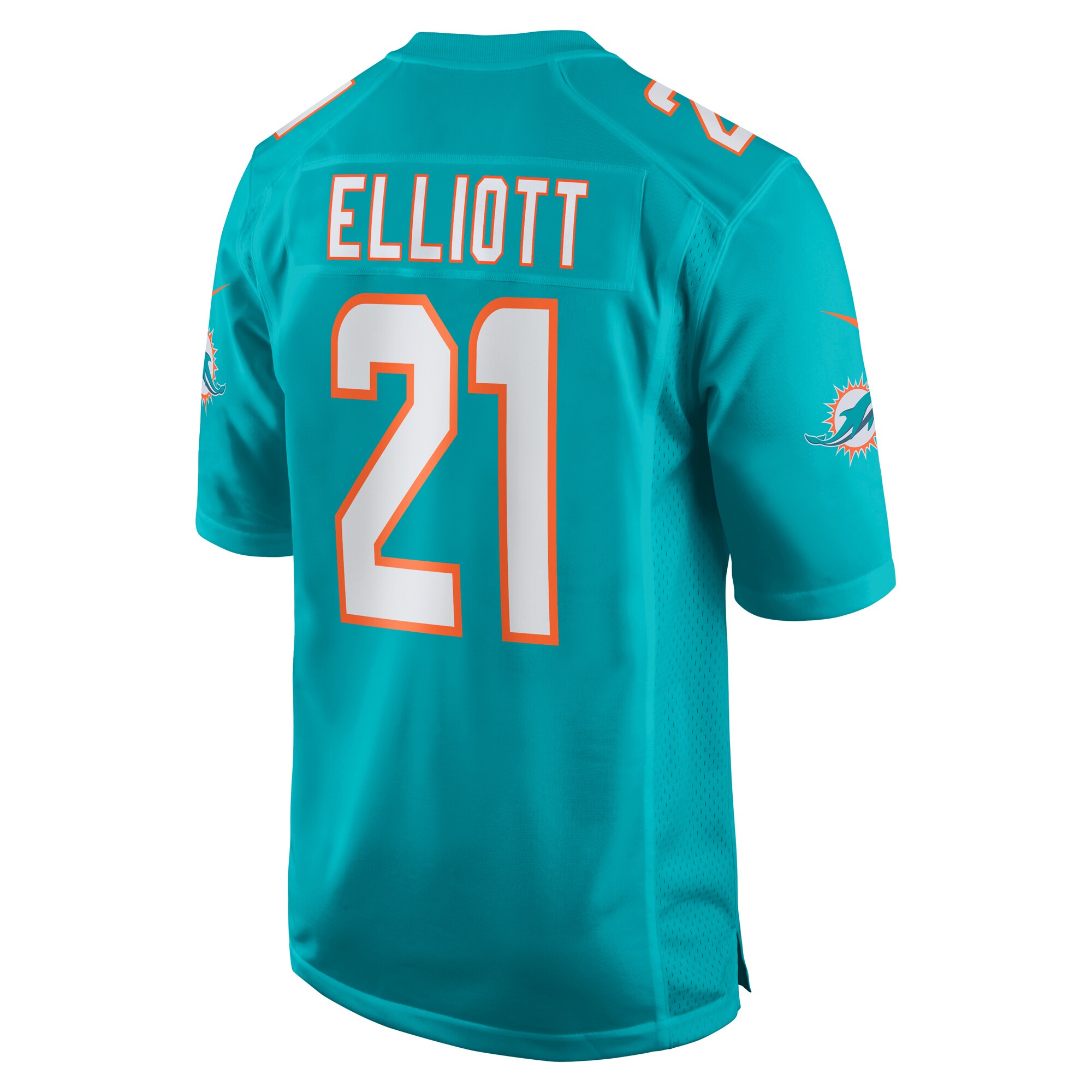 DeShon Elliott Miami Dolphins Game Player Jersey - Aqua