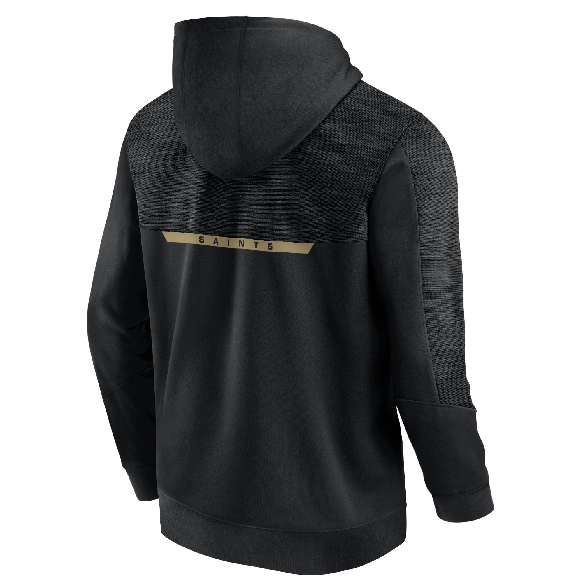 New Orleans Saints   Defender Evo Pullover Hoodie - Black