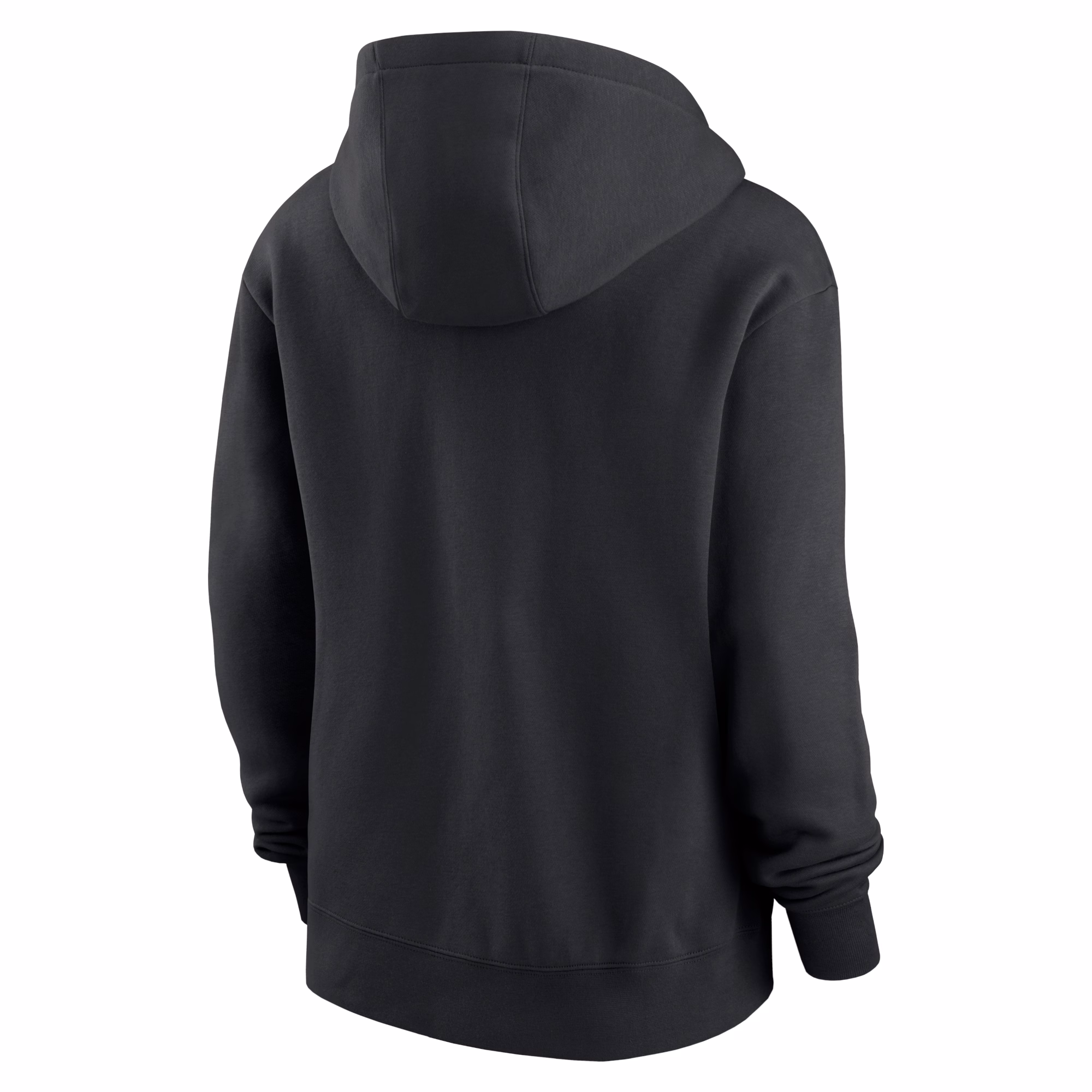 New Orleans Saints Women's Club Fleece Pullover Hoodie - Black