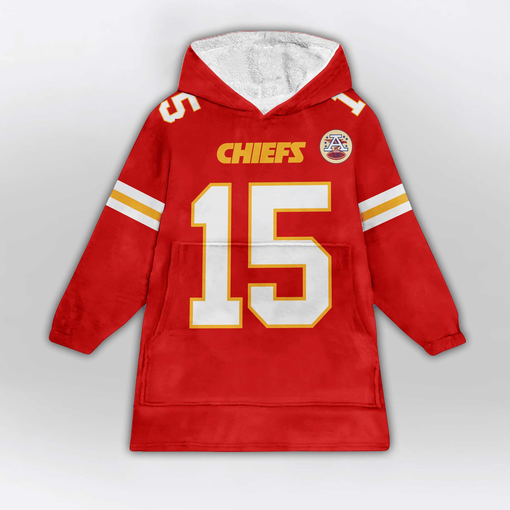 Adult P.M 15 Kansas City Football Unisex Blanket Hoodie