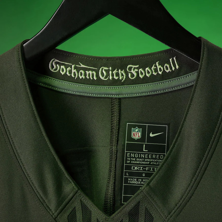Justin Fields #7 New York Jets 2025 Rivalries Collection Limited Jersey - Gotham Green