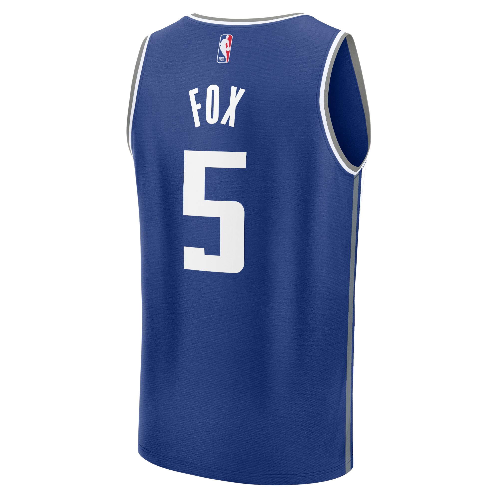 Unisex Sacramento Kings De'Aaron Fox  Blue 2023/24 Fast Break Jersey - City Edition