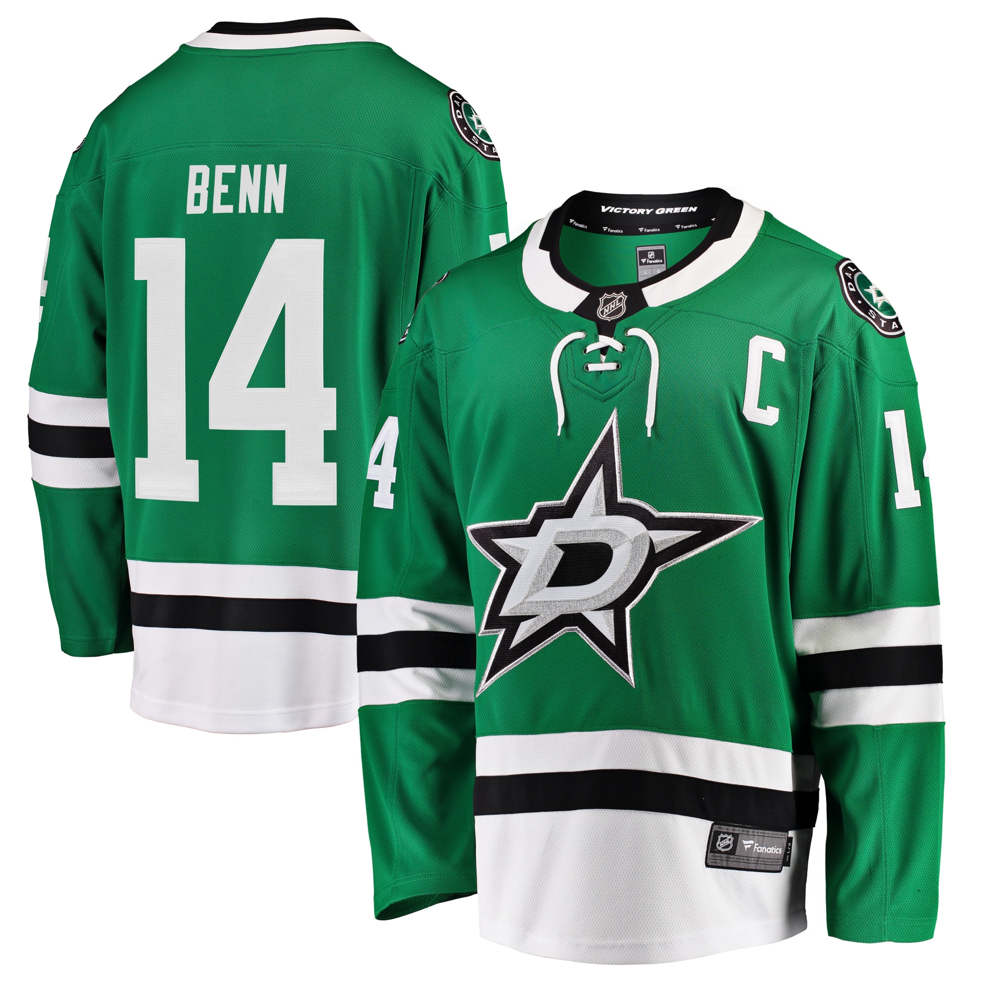 Jamie Benn Dallas Stars Breakaway Player Jersey - Green