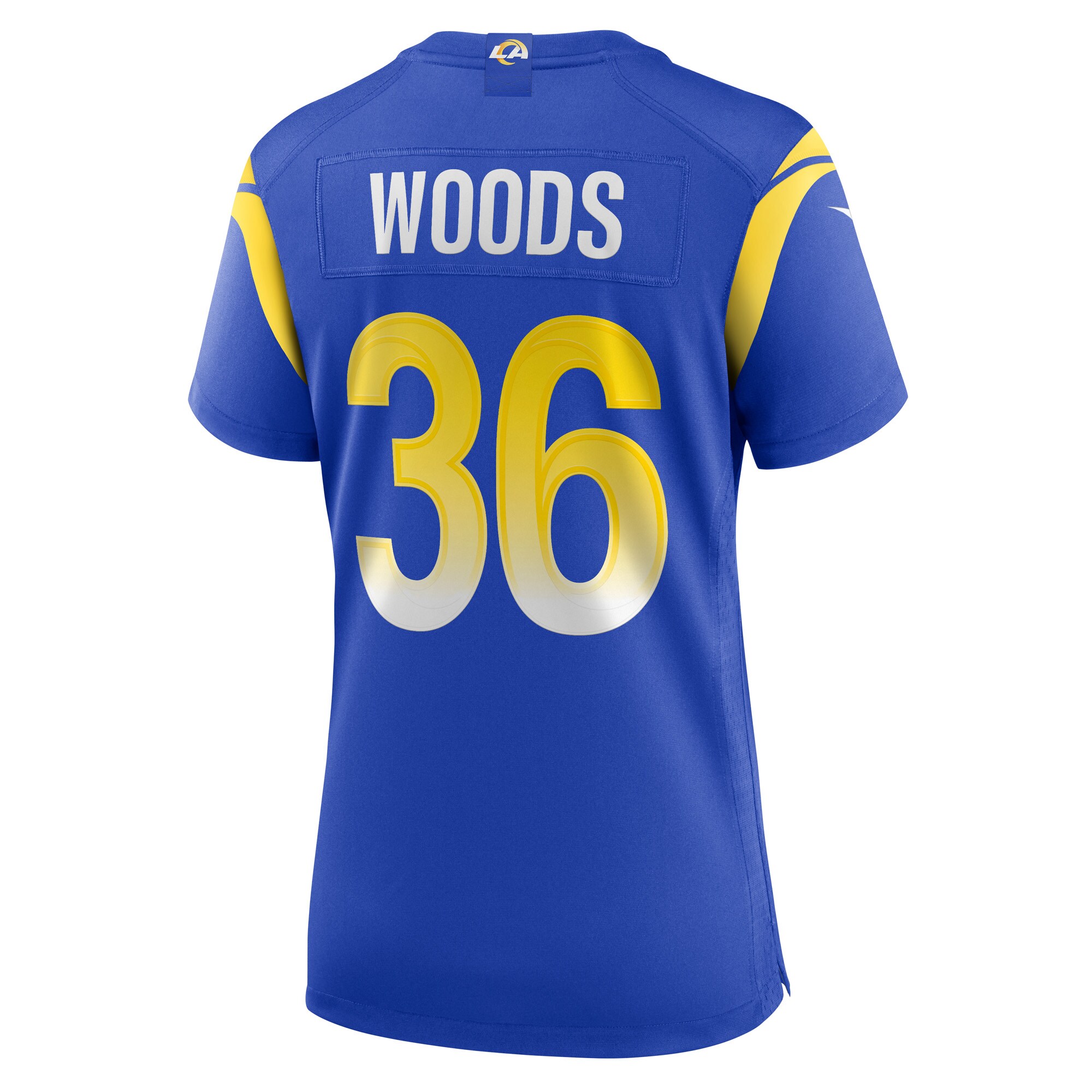 Charles Woods Los Angeles Rams Women's Game Jersey -  Royal