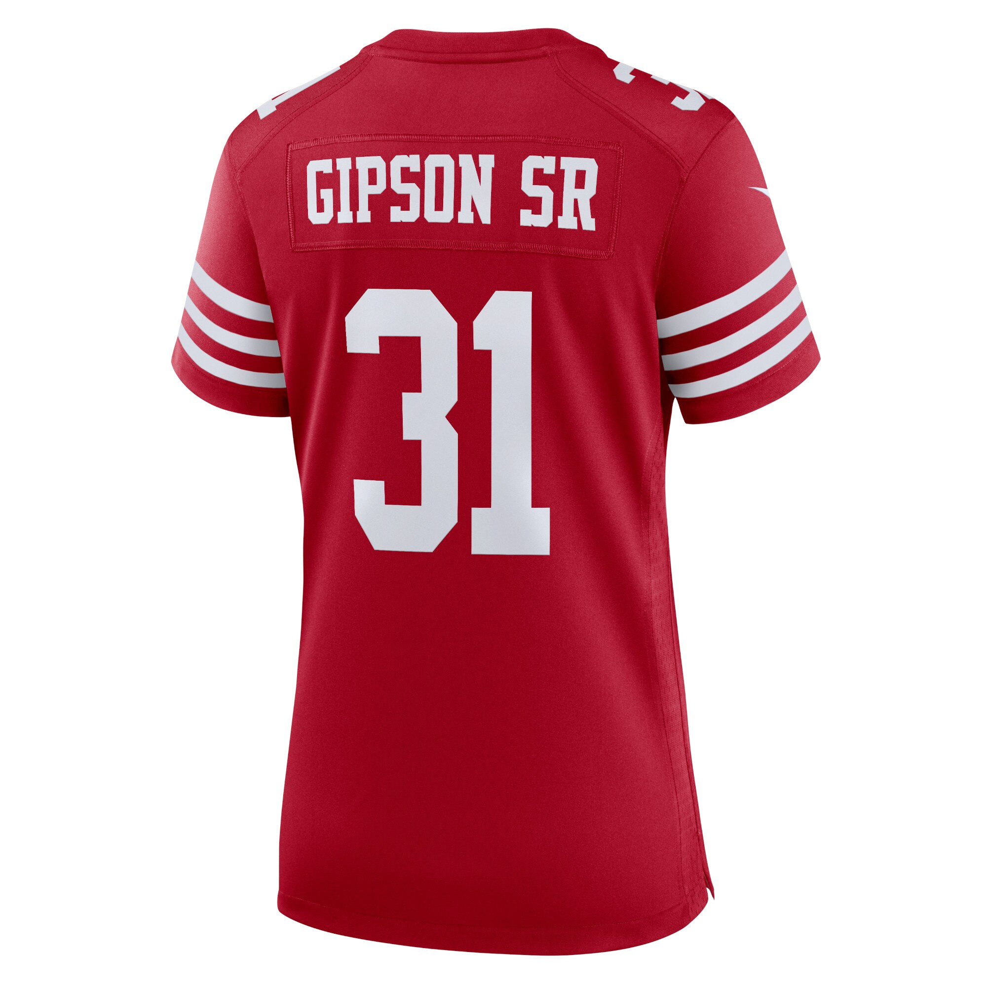 Tashaun Gipson Sr. San Francisco 49ers  Women's Home Game Player Jersey - Scarlet